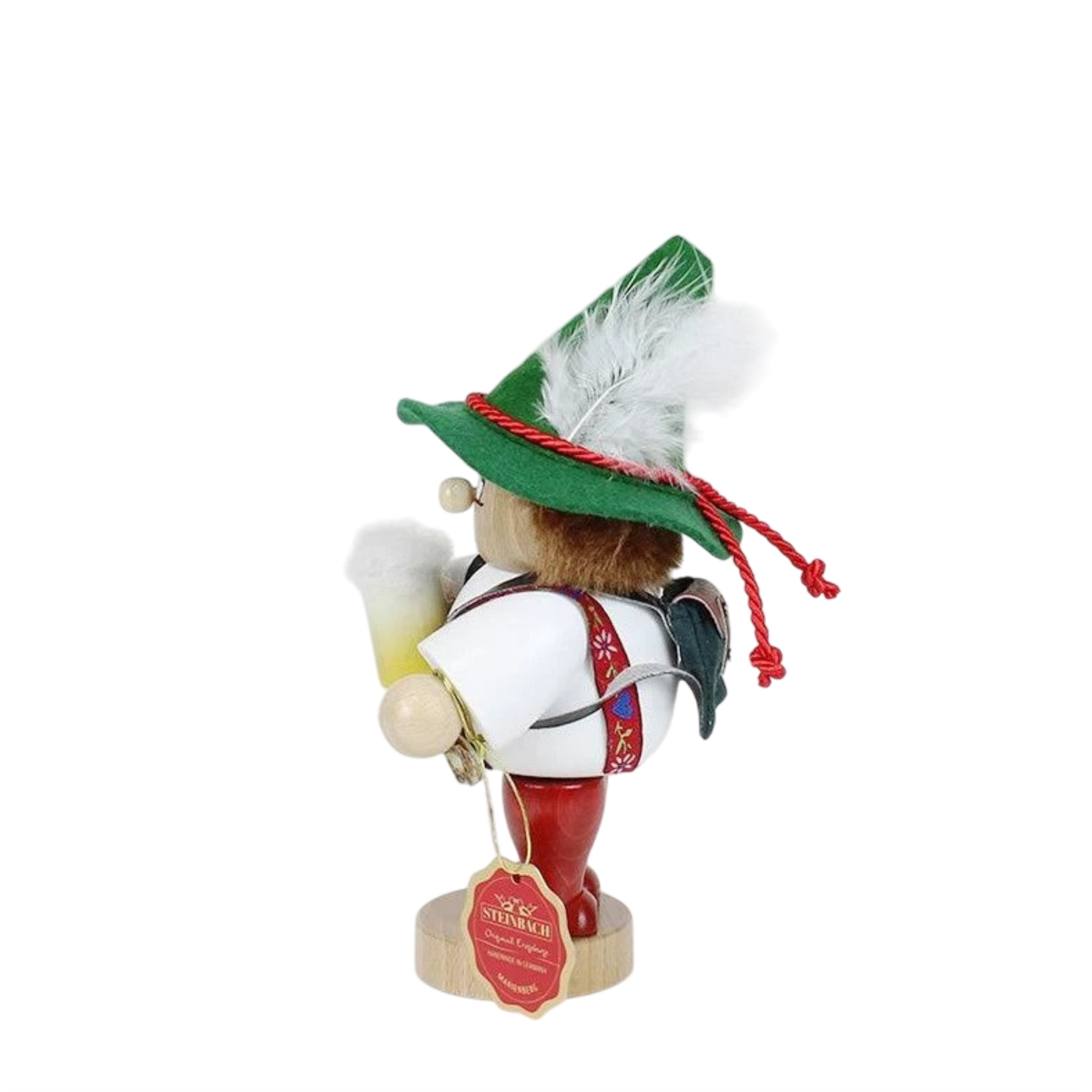 Steinbach Big Smoker Collection, Wooden German Figurine, Bavarian Hiker, 10"