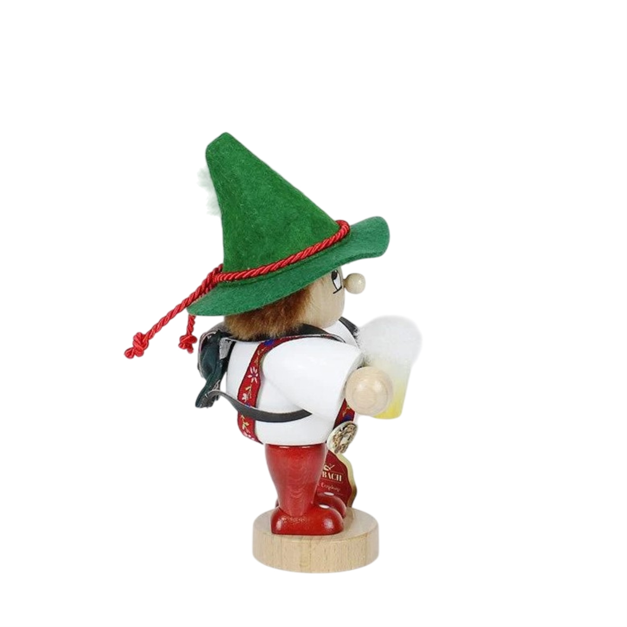 Steinbach Big Smoker Collection, Wooden German Figurine, Bavarian Hiker, 10"