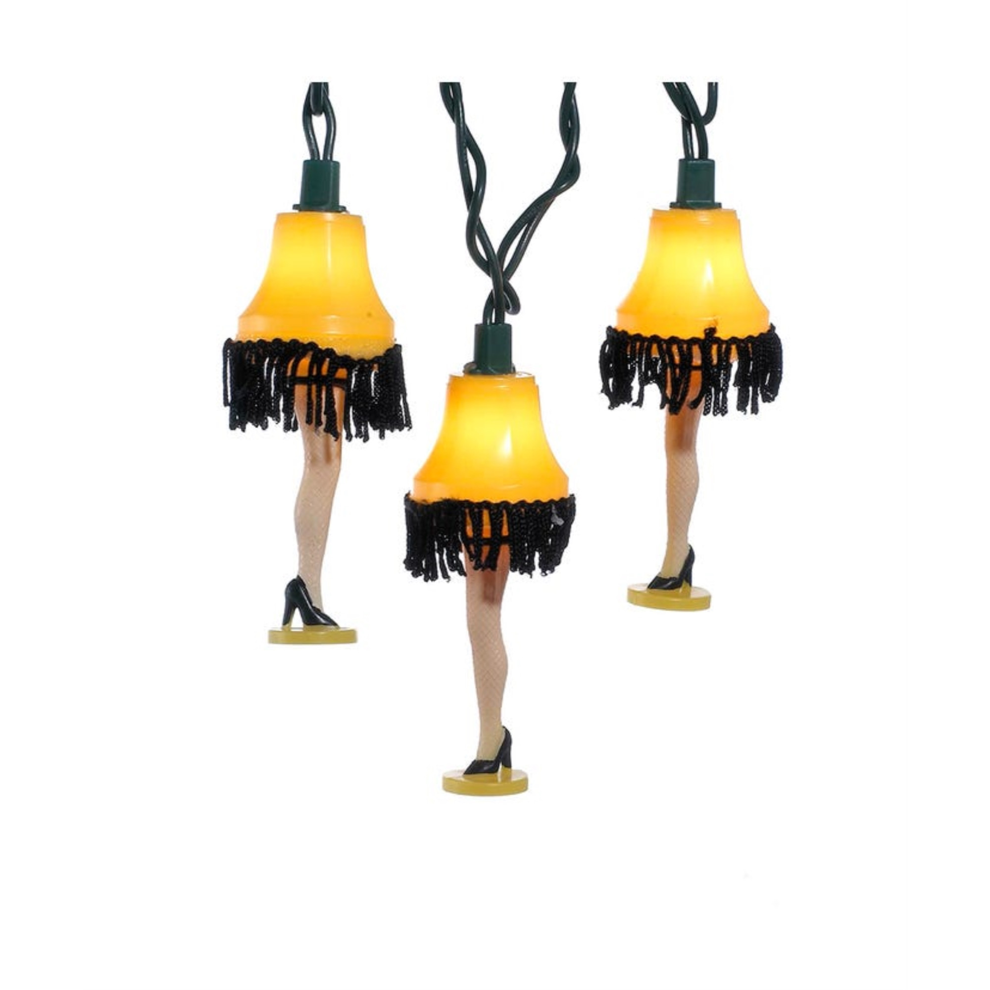Kurt Adler Indoor/Outdoor Novelty String UL 10-Light Set, A Christmas Story Leg Lamp, 11.5'
