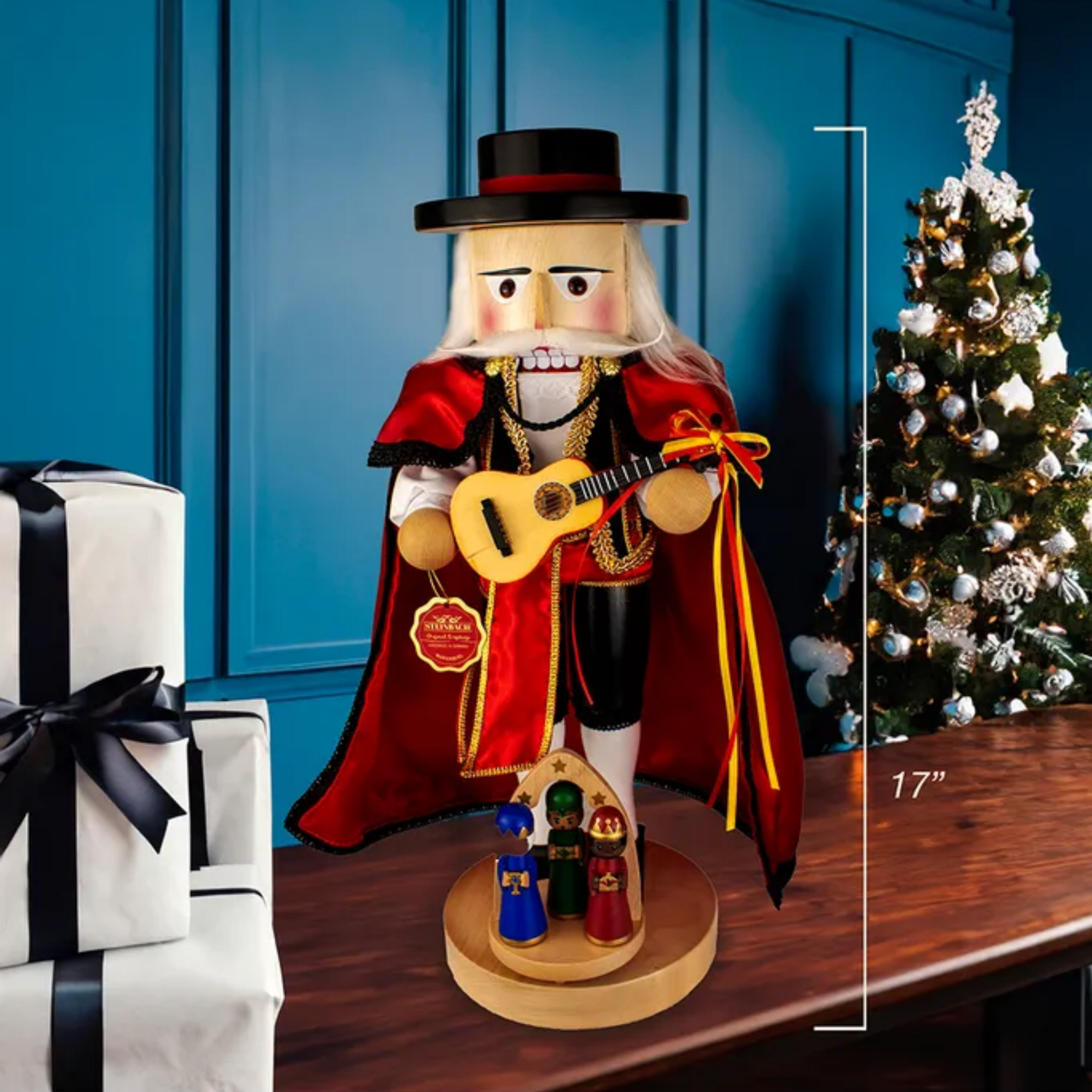 Steinbach Wooden Nutcracker, Spanish Santa, 17in Steinbach Wooden Nutcracker, Spanish Santa, 17in