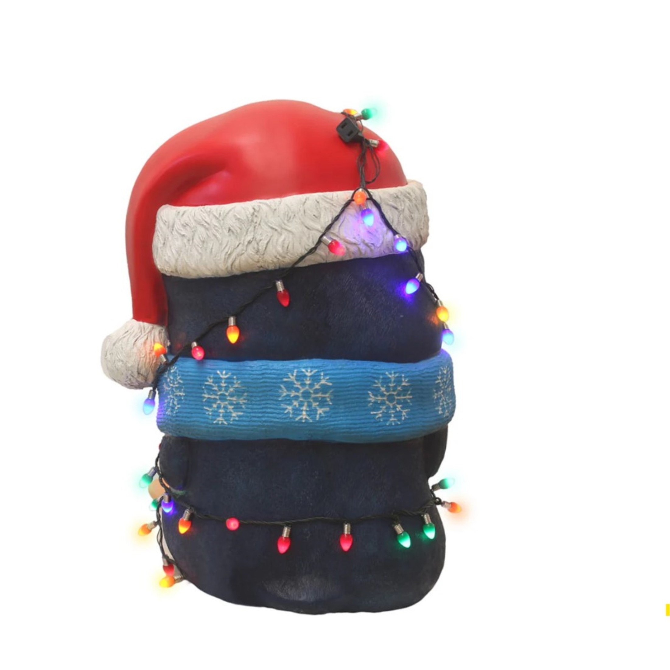 Garden Elements Fiberglass Indoor Christmas Figurine Statue Decor, Baby Penguin Holding Christmas Lights, 24" Garden Elements Fiberglass Indoor Christmas Figurine Statue Decor, Baby Penguin Holding Christmas Lights, 24"