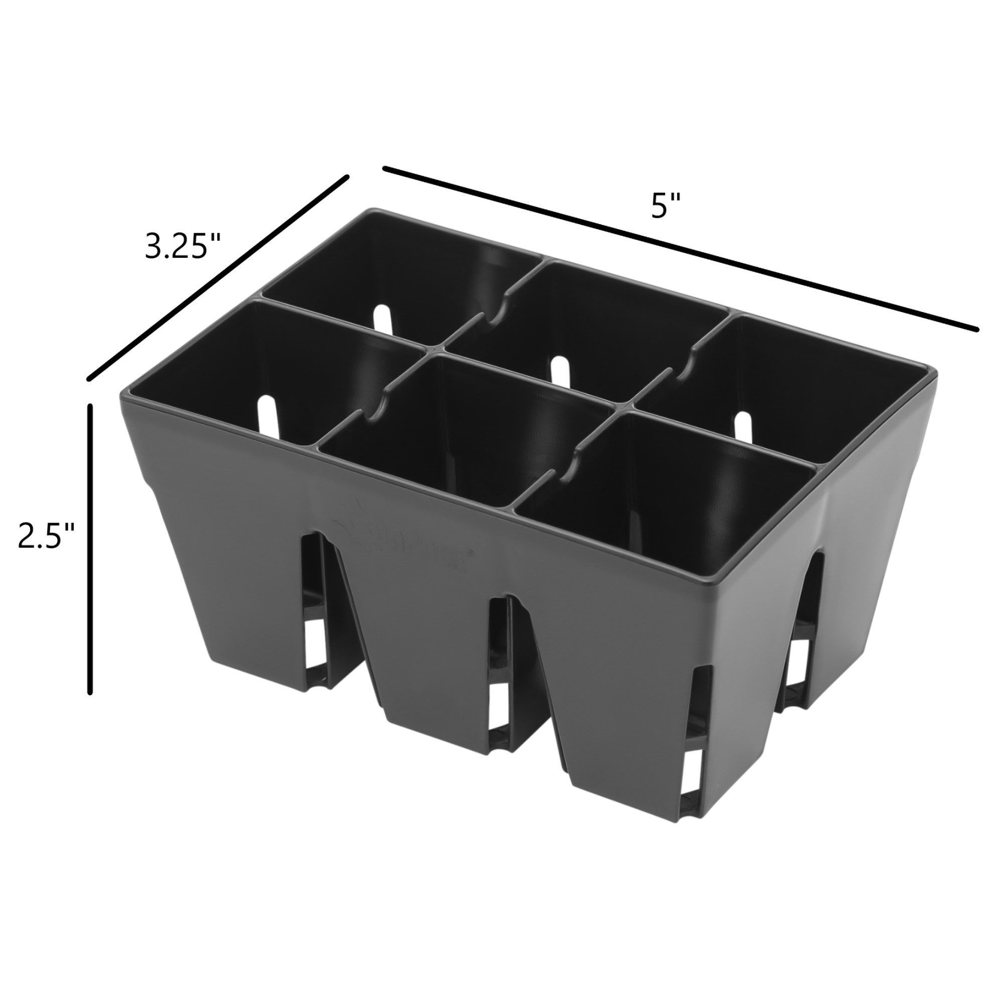 SUNPACK 5" x 3.25" Mega 6-Cell Square Insert
