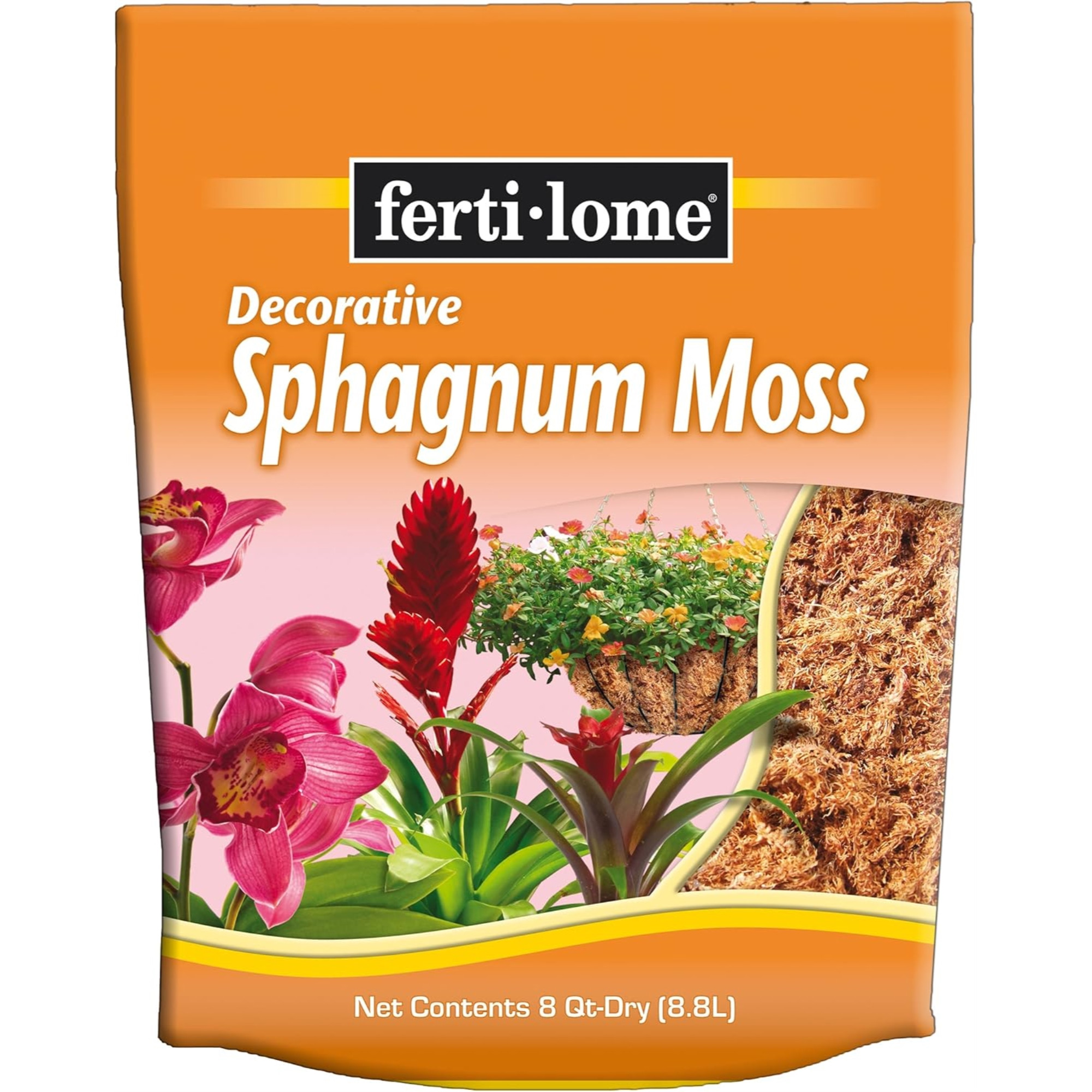 Fertilome Decorative Sphagnum Moss, 8qt