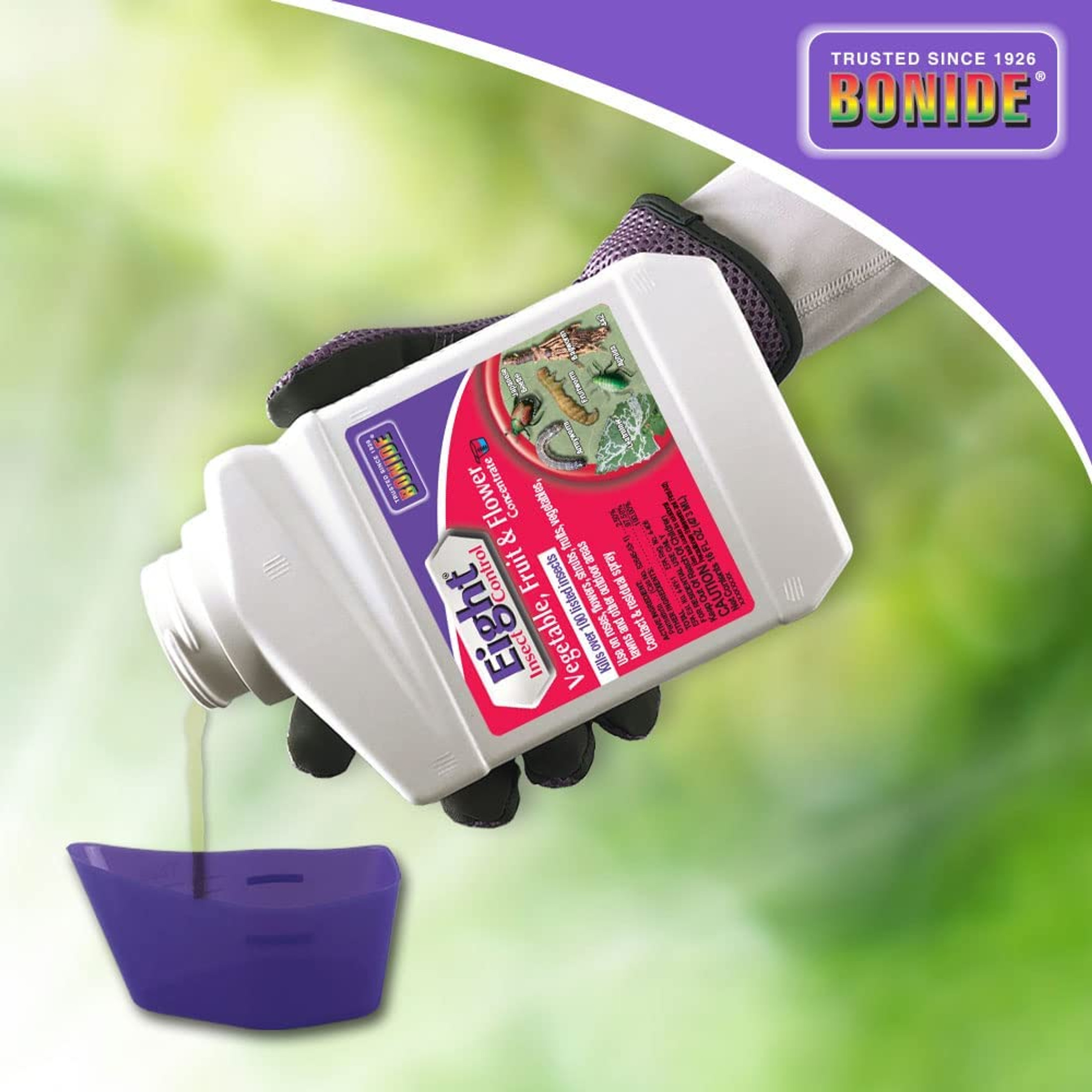 Bonide Products 442 Eight Insect Control Vegetable, Fruit, Flower Insecticide, 16 oz