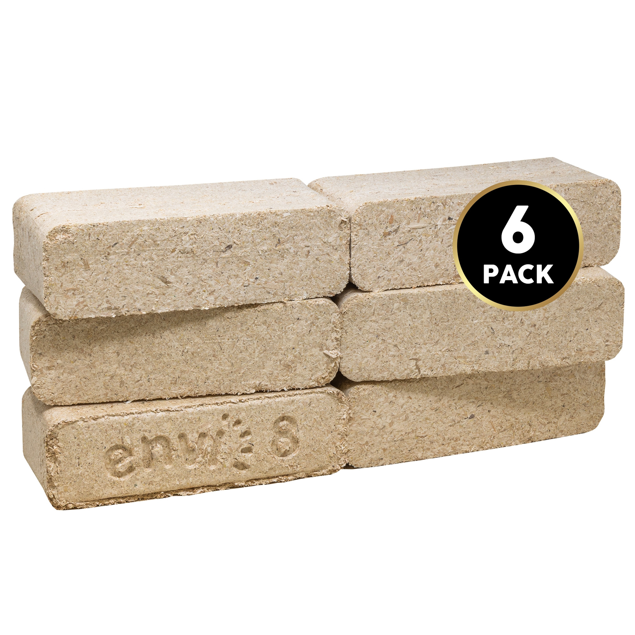 Firewood Central Envi 8 Hardwood Fuel Blocks (6-Pack) – 100% Natural Compressed Sawdust, Long Burn & High Heat for Fireplaces, Stoves & Fire Pits – by Bio-Diversity Firewood Central Envi 8 Hardwood Fuel Blocks (6-Pack) – 100% Natural Compressed Sawdust, Long Burn & High Heat for Fireplaces, Stoves & Fire Pits – by Bio-Diversity