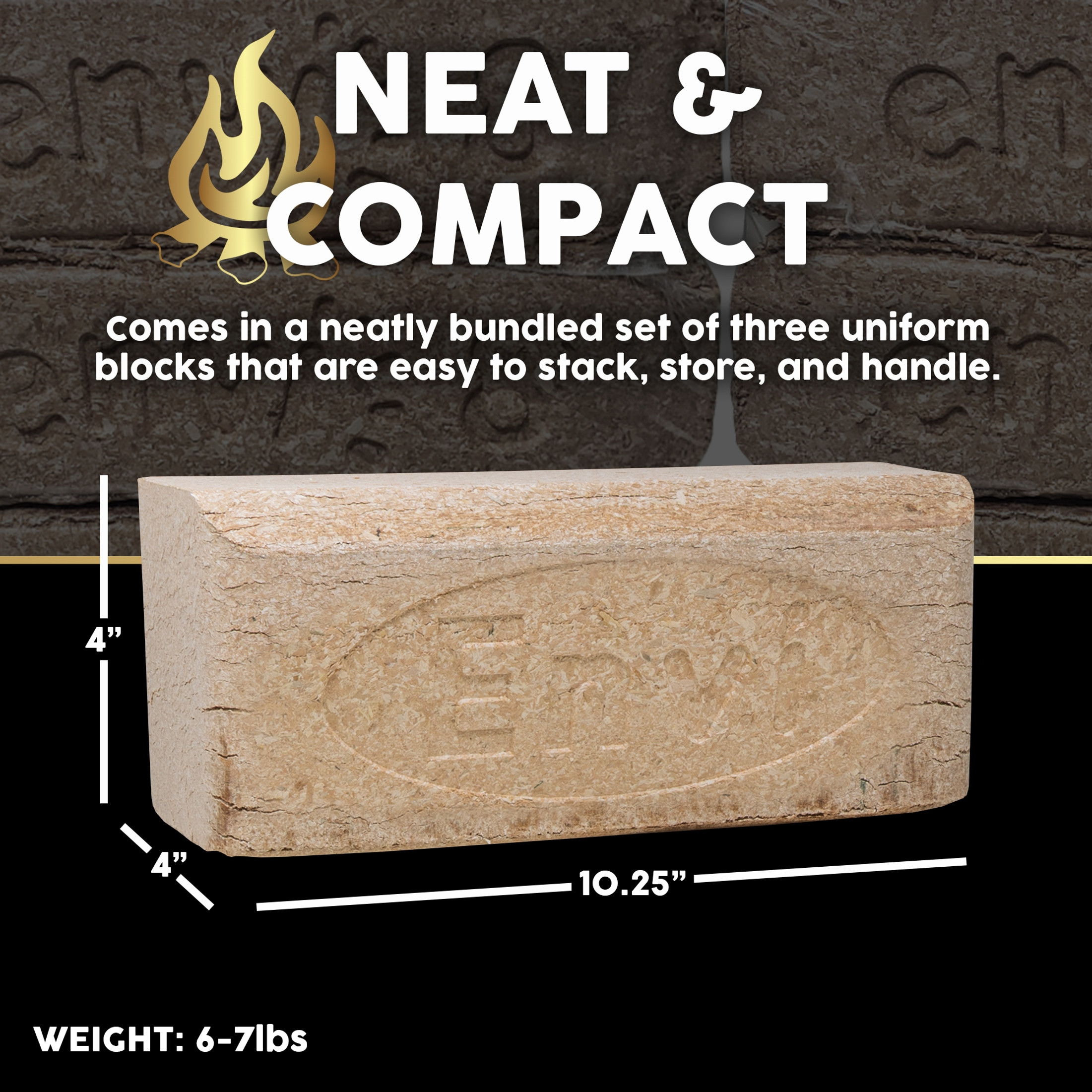 Firewood Central Envi Hardwood Fuel Blocks (3-Pack) – 100% Natural Compressed Sawdust, Long Burn & High Heat for Fireplaces, Stoves & Fire Pits – by Bio-Diversity Firewood Central Envi Hardwood Fuel Blocks (3-Pack) – 100% Natural Compressed Sawdust, Long Burn & High Heat for Fireplaces, Stoves & Fire Pits – by Bio-Diversity