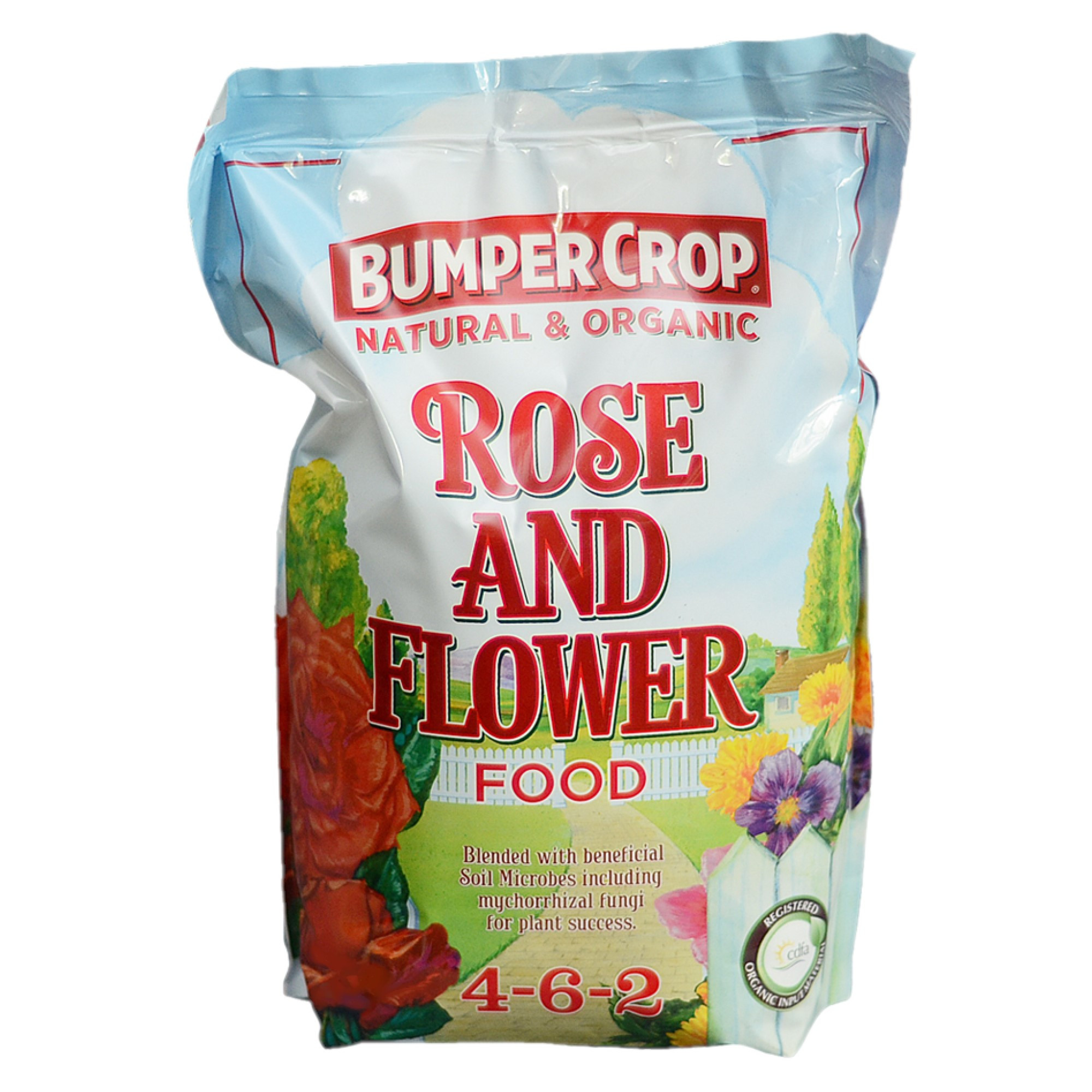 Bumper Crop Natural & Organic Rose and Flower Food 4-6-2 Fertilizer - Thumbnail 5
