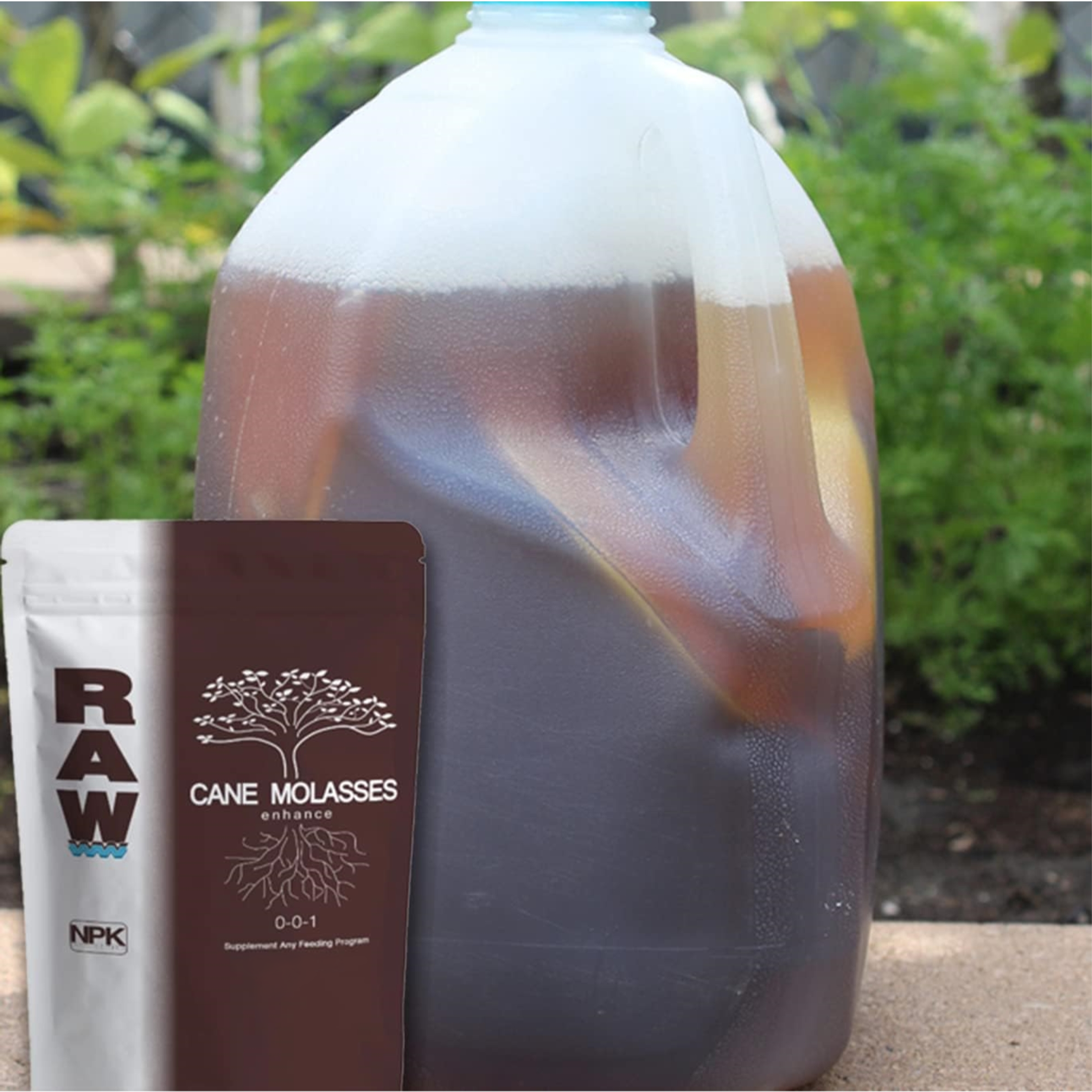 RAW Cane Molasses Enhance Water-Soluble Biostimulant for Boosting Beneficial Soil Life