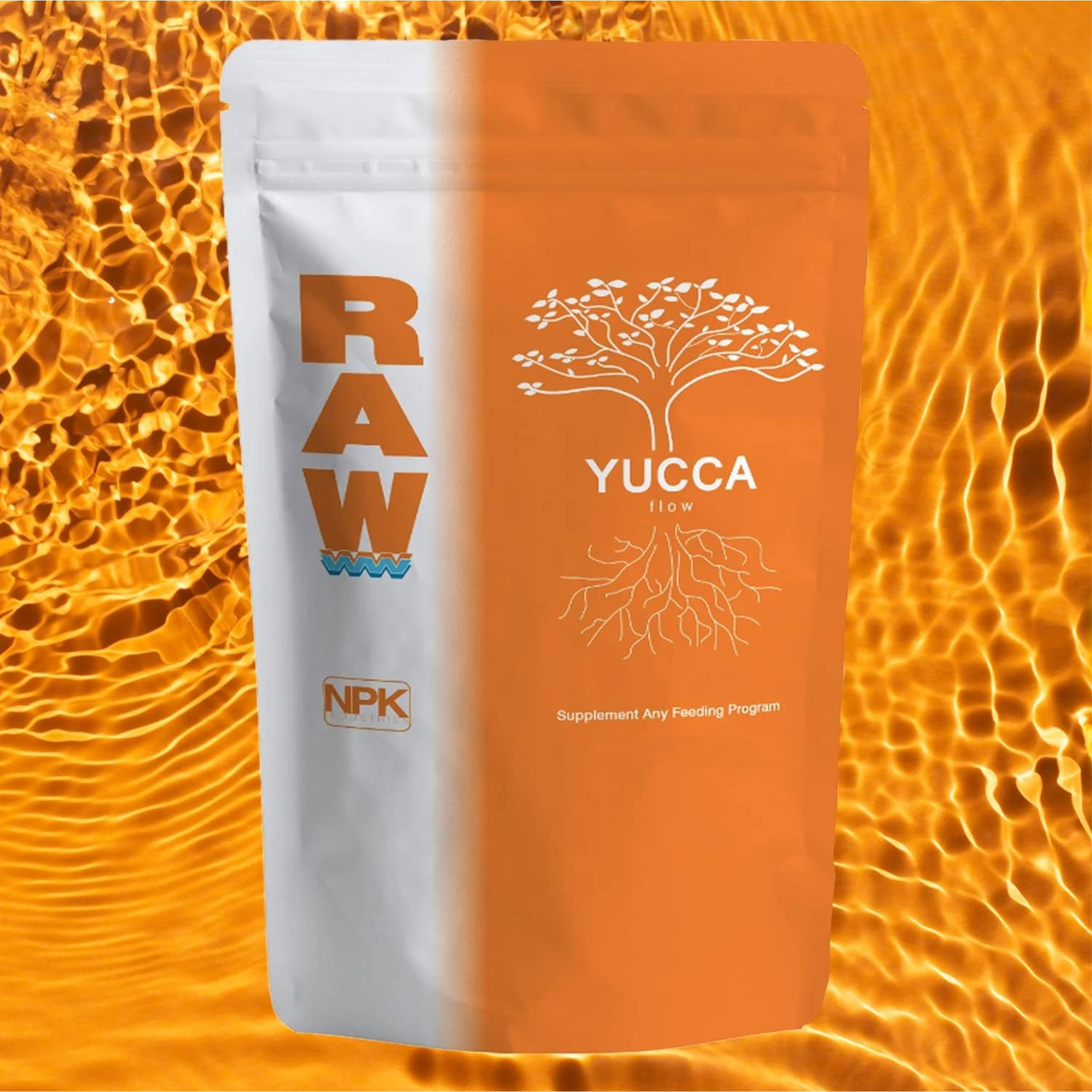 RAW Yucca Flow Water-Soluble Soil Amendment for Water and Nutrient Absorption in Soil