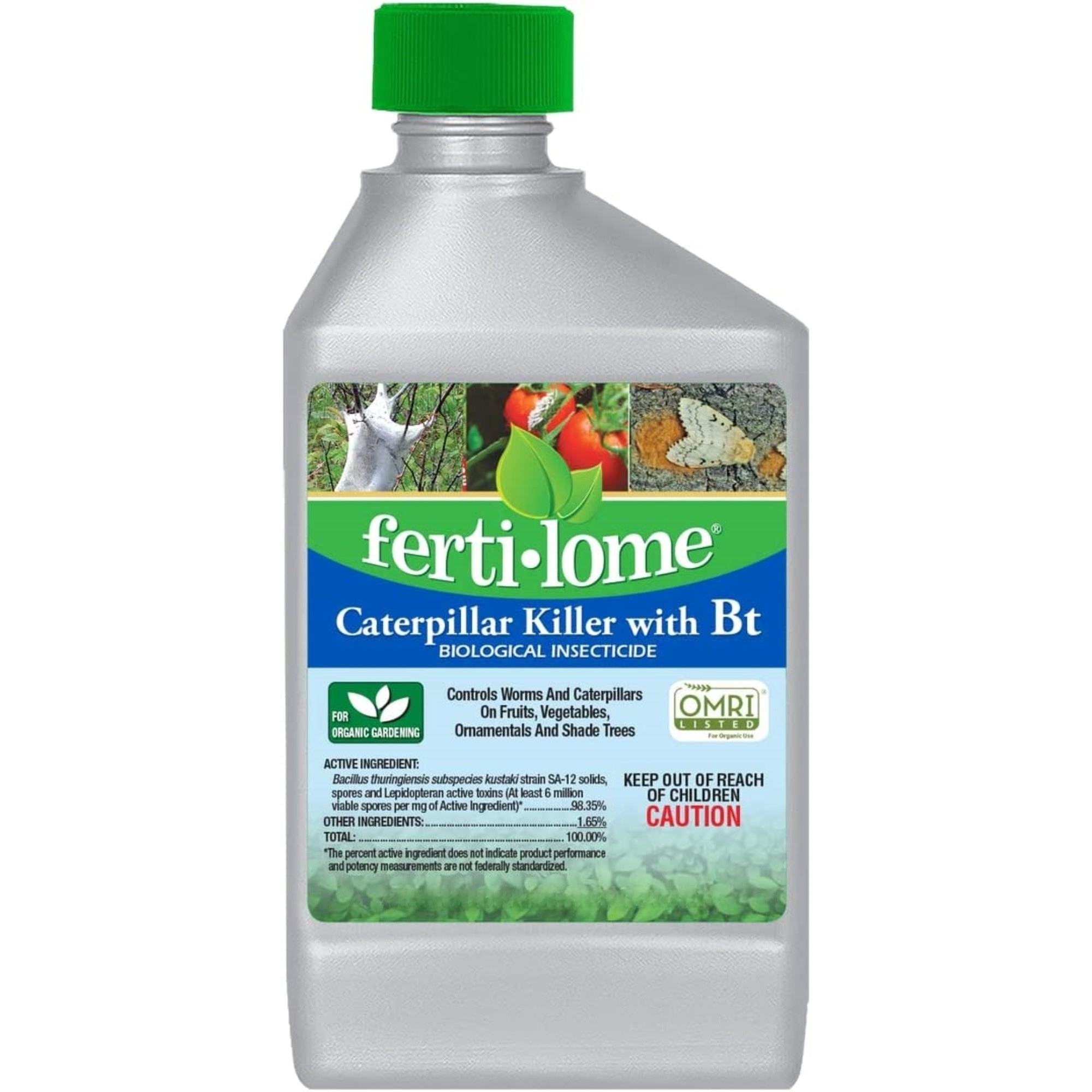 Fertilome Caterpillar Killer with Bt Biological Insecticide Liquid Concentrate