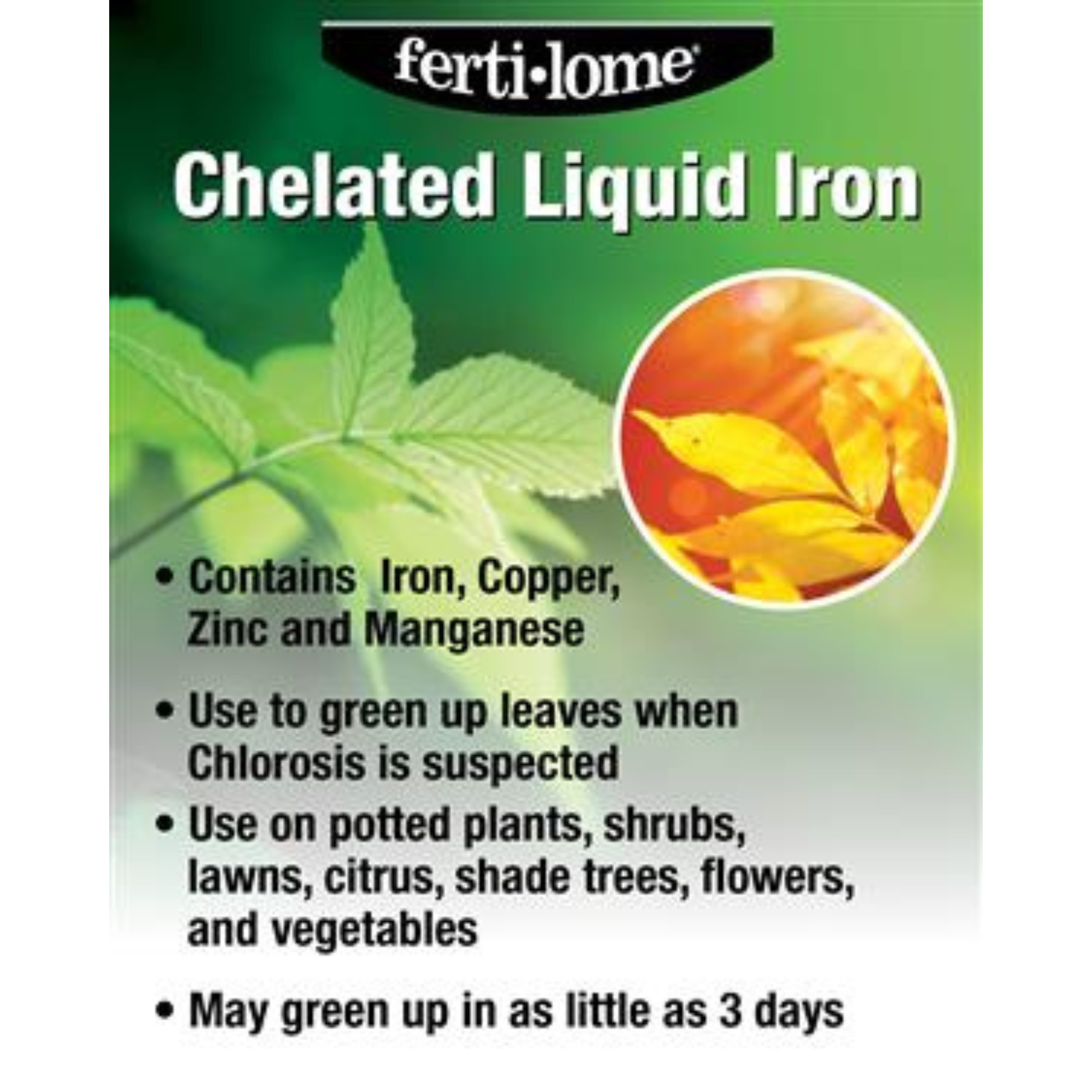 Fertilome Chelated Liquid Iron and Other Micronutrients Concentrated Fertilizer