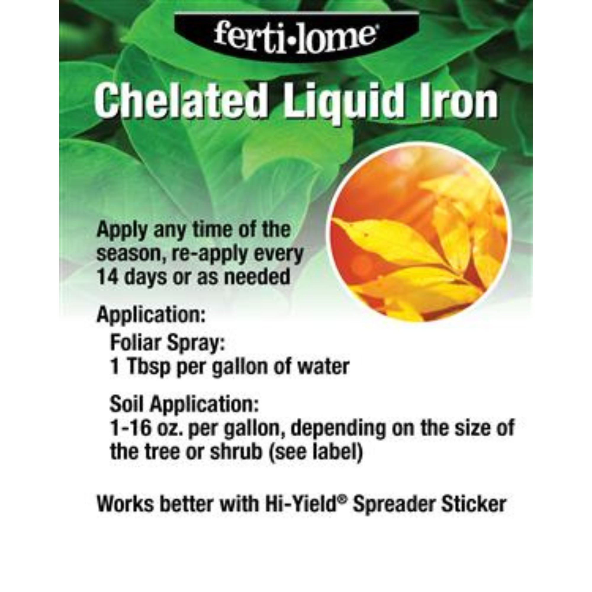 Fertilome Chelated Liquid Iron and Other Micronutrients Concentrated Fertilizer