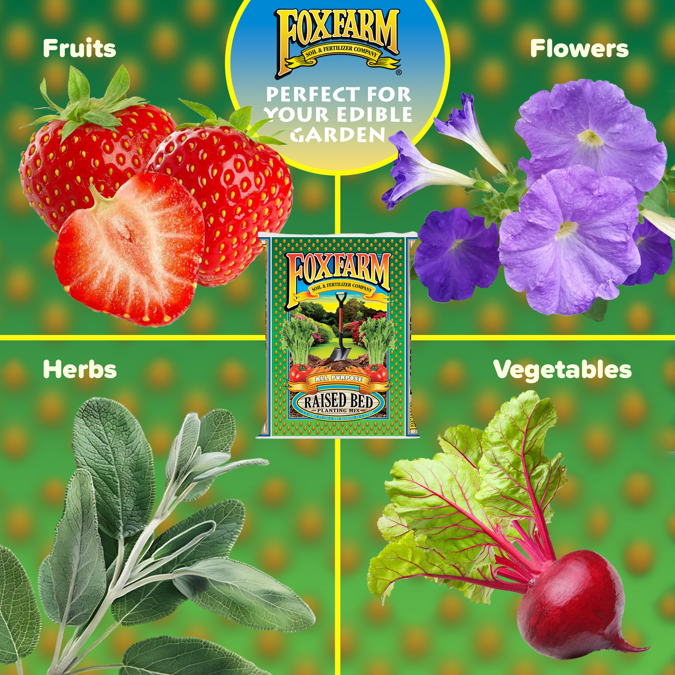 FoxFarm All Purpose Raised Bed Planting Mix, 1.5cu ft