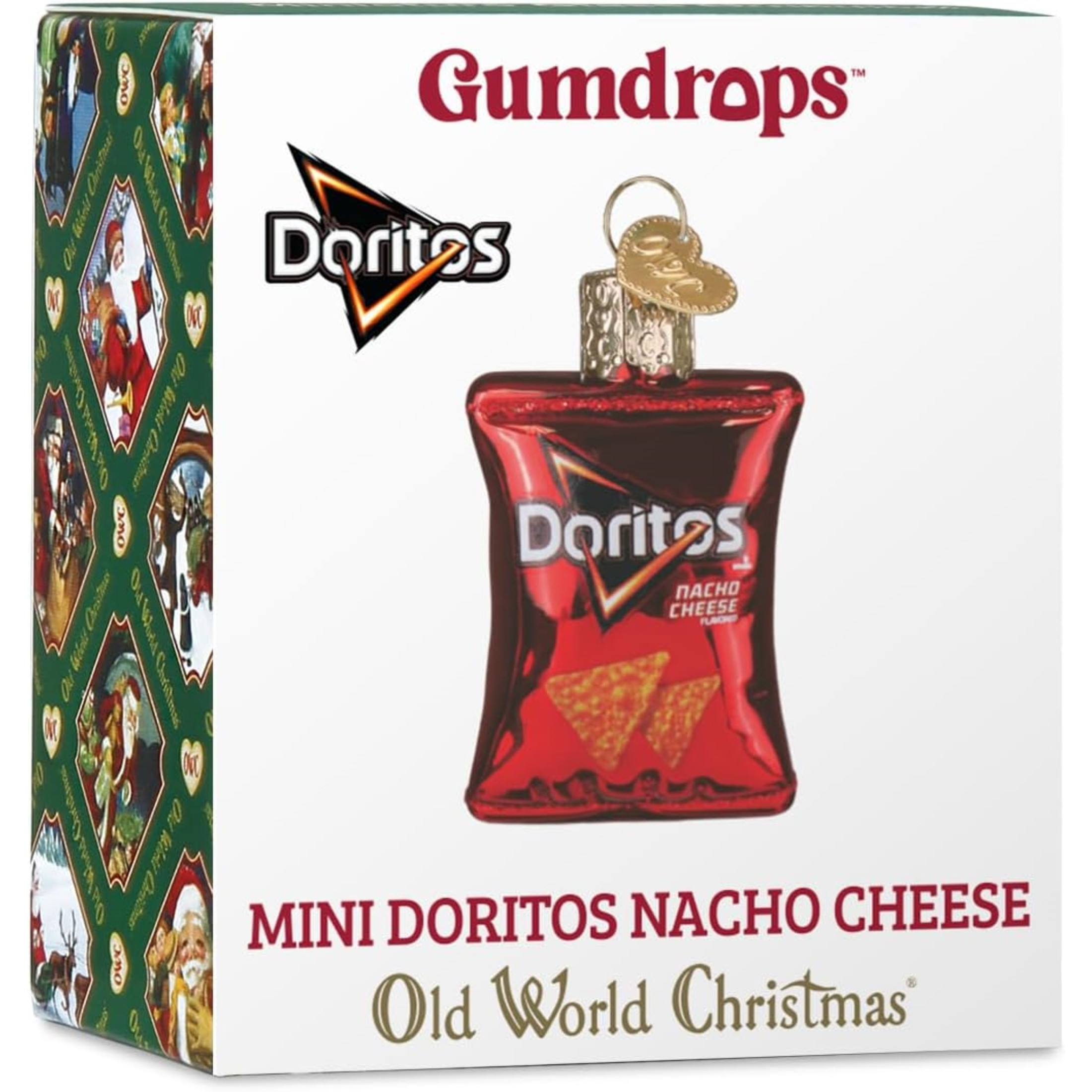 Old World Christmas Blown Glass Ornament for Christmas Tree, Gumdrops (Mini) Collection, Doritos Nacho Cheese