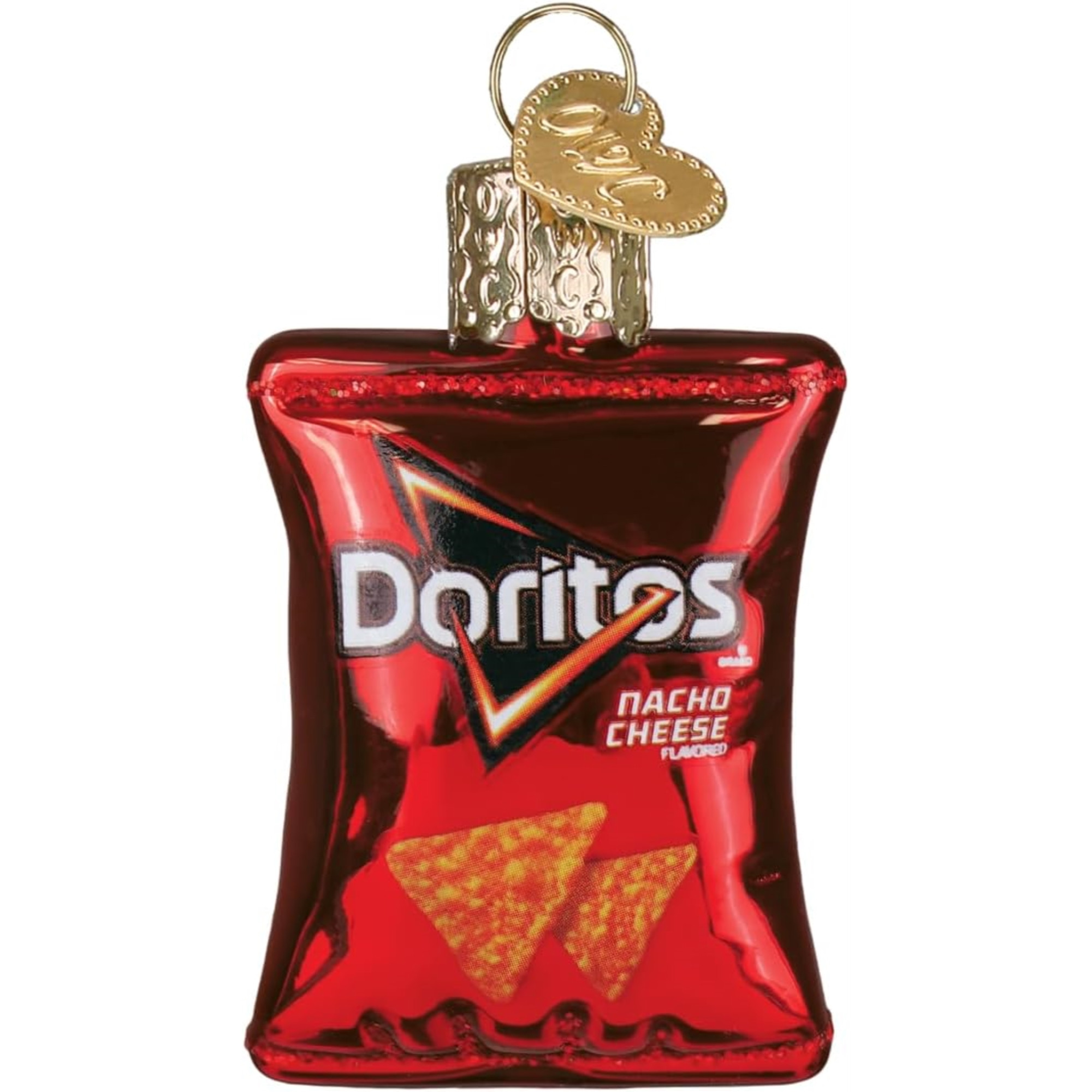 Old World Christmas Blown Glass Ornament for Christmas Tree, Gumdrops (Mini) Collection, Doritos Nacho Cheese