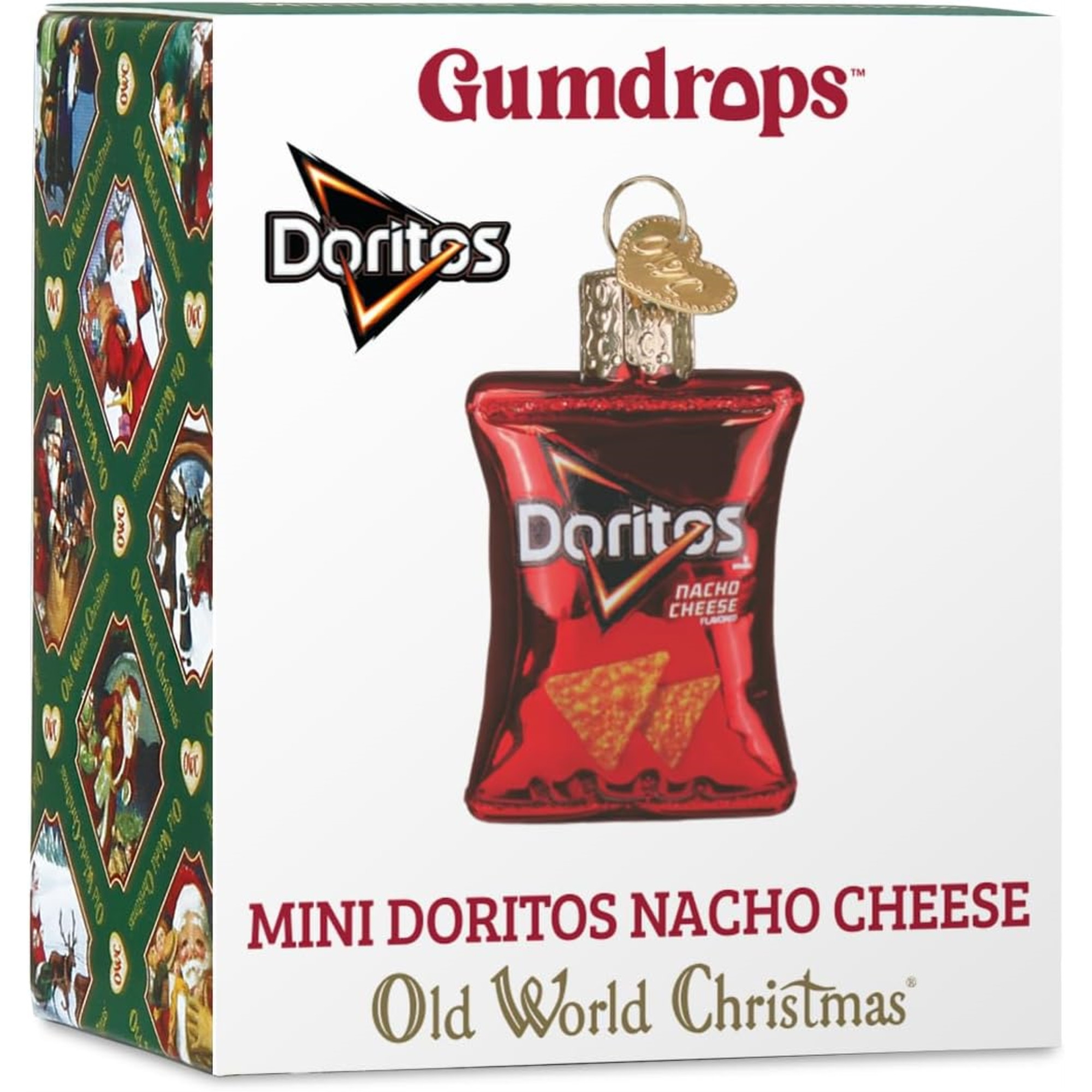 Old World Christmas Blown Glass Ornament for Christmas Tree, Gumdrops (Mini) Collection, Doritos Nacho Cheese