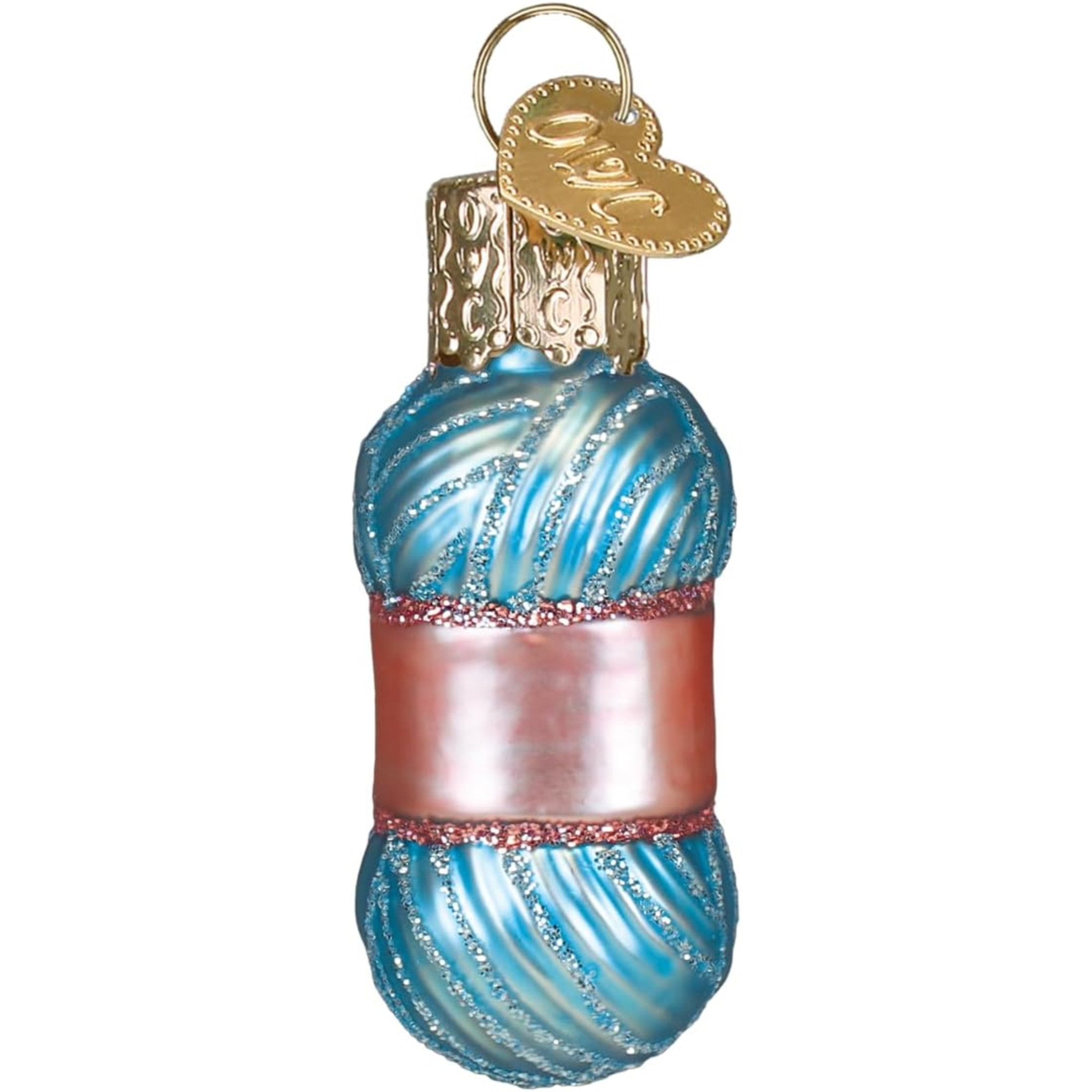 Old World Christmas Blown Glass Ornament for Christmas Tree, Gumdrops (Mini) Collection, Crochet