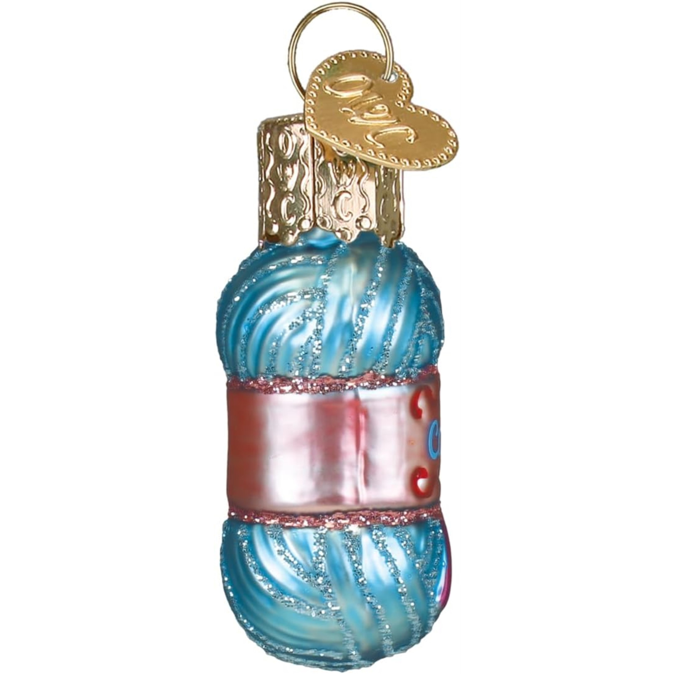 Old World Christmas Blown Glass Ornament for Christmas Tree, Gumdrops (Mini) Collection, Crochet