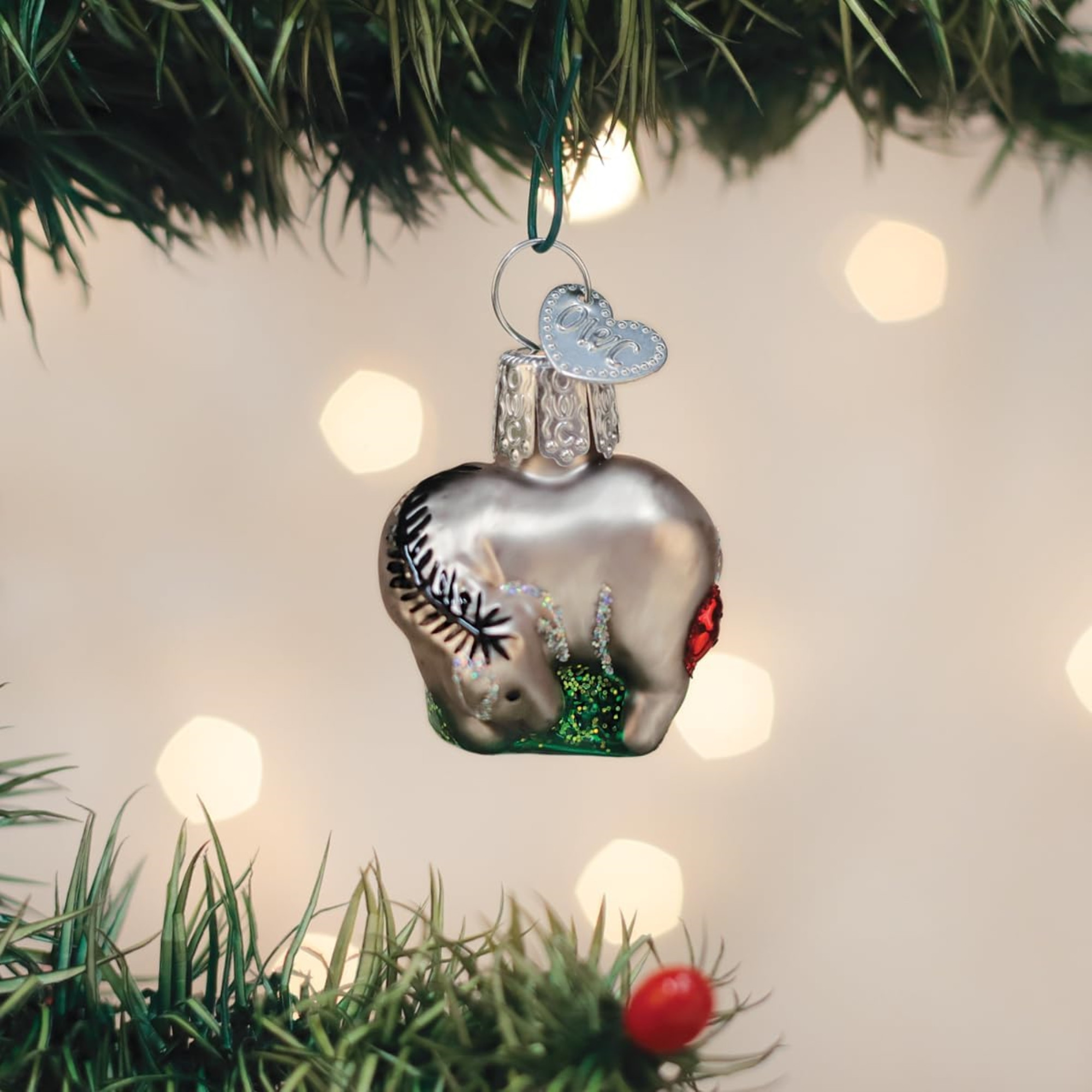 Old World Christmas Blown Glass Ornament for Christmas Tree, Gumdrops (Mini) Collection, Eeyore