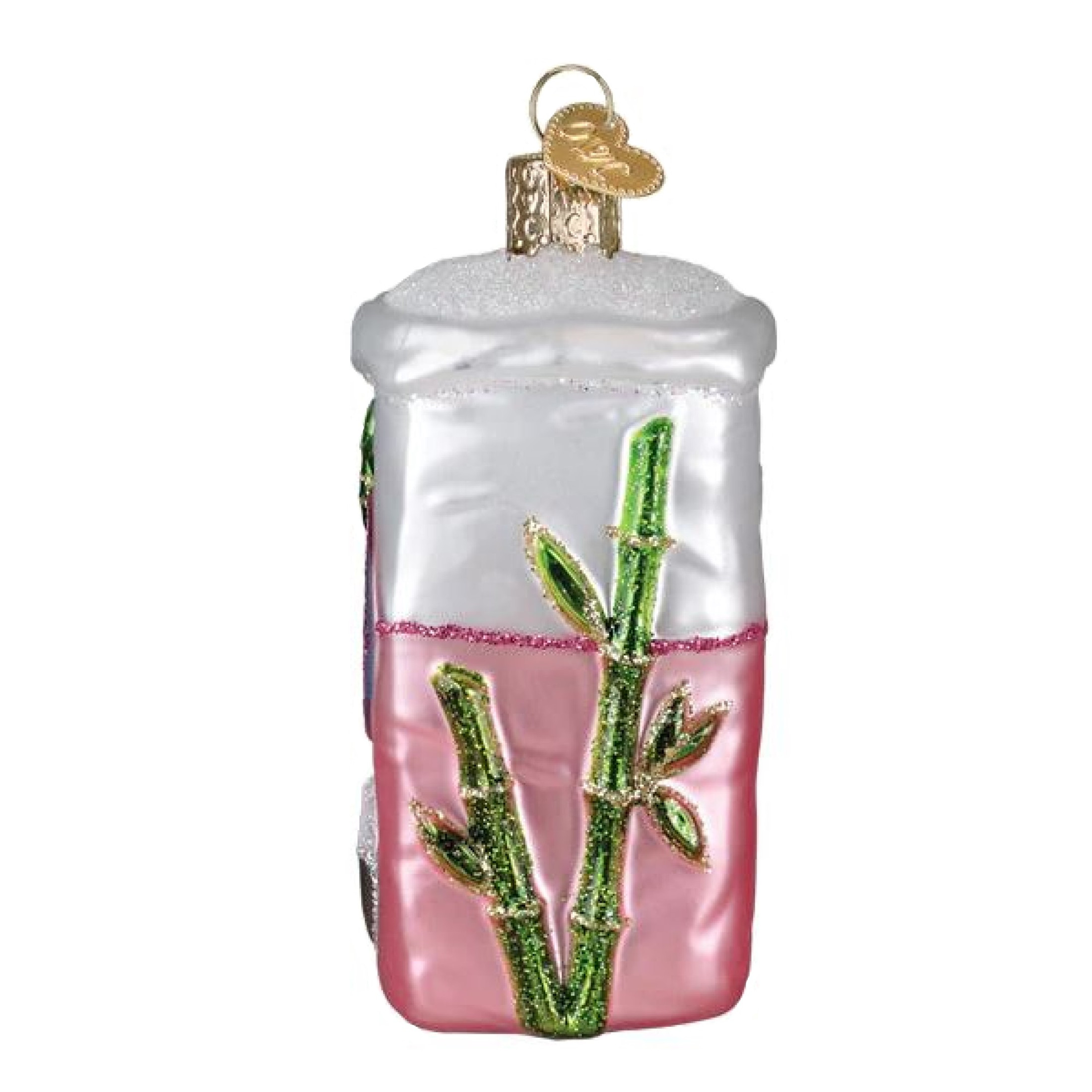 Old World Christmas Blown Glass Ornament for Christmas Tree, Bag of Cane Sugar