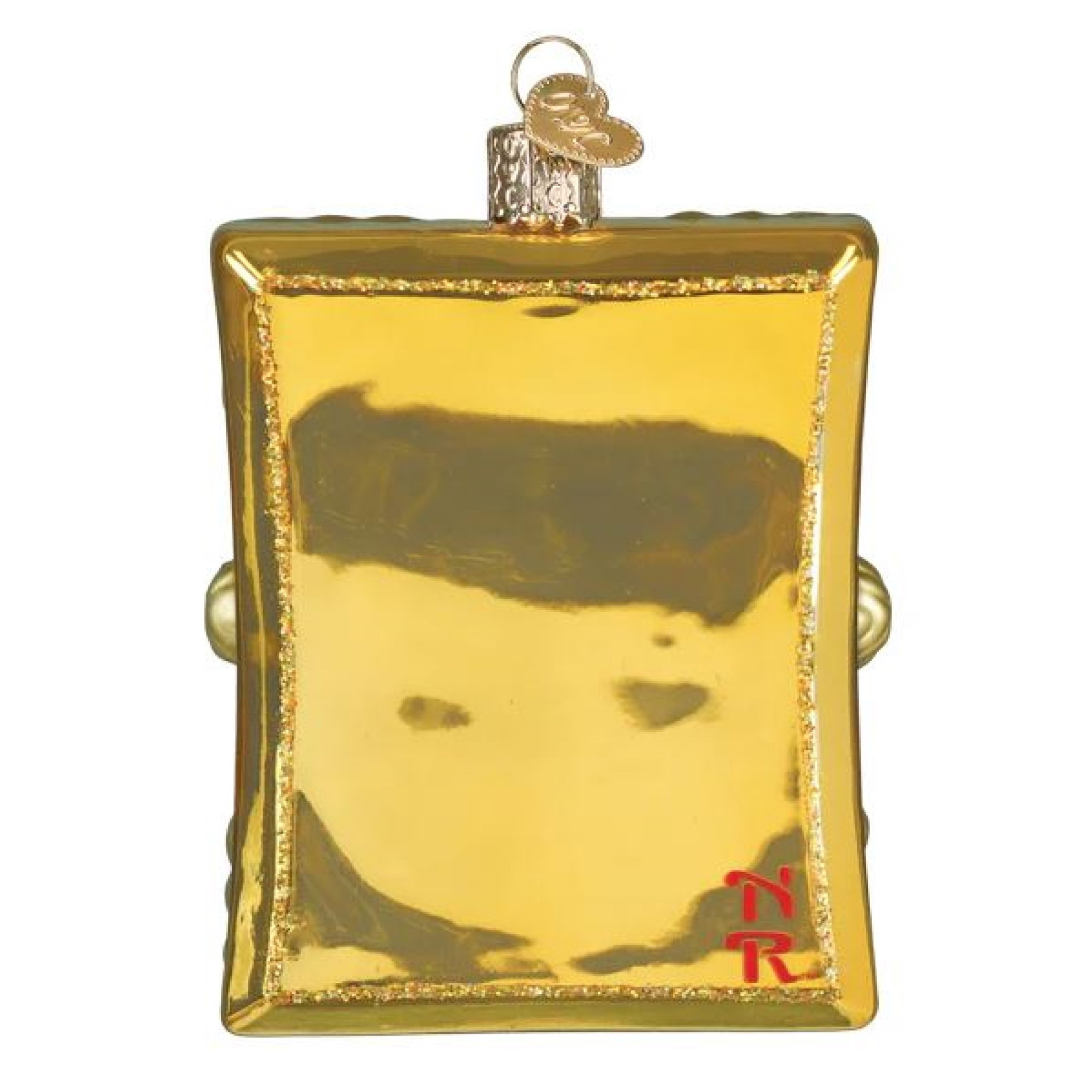 Old World Christmas Blown Glass Ornament for Christmas Tree, Norman Rockwell Boy & Girl