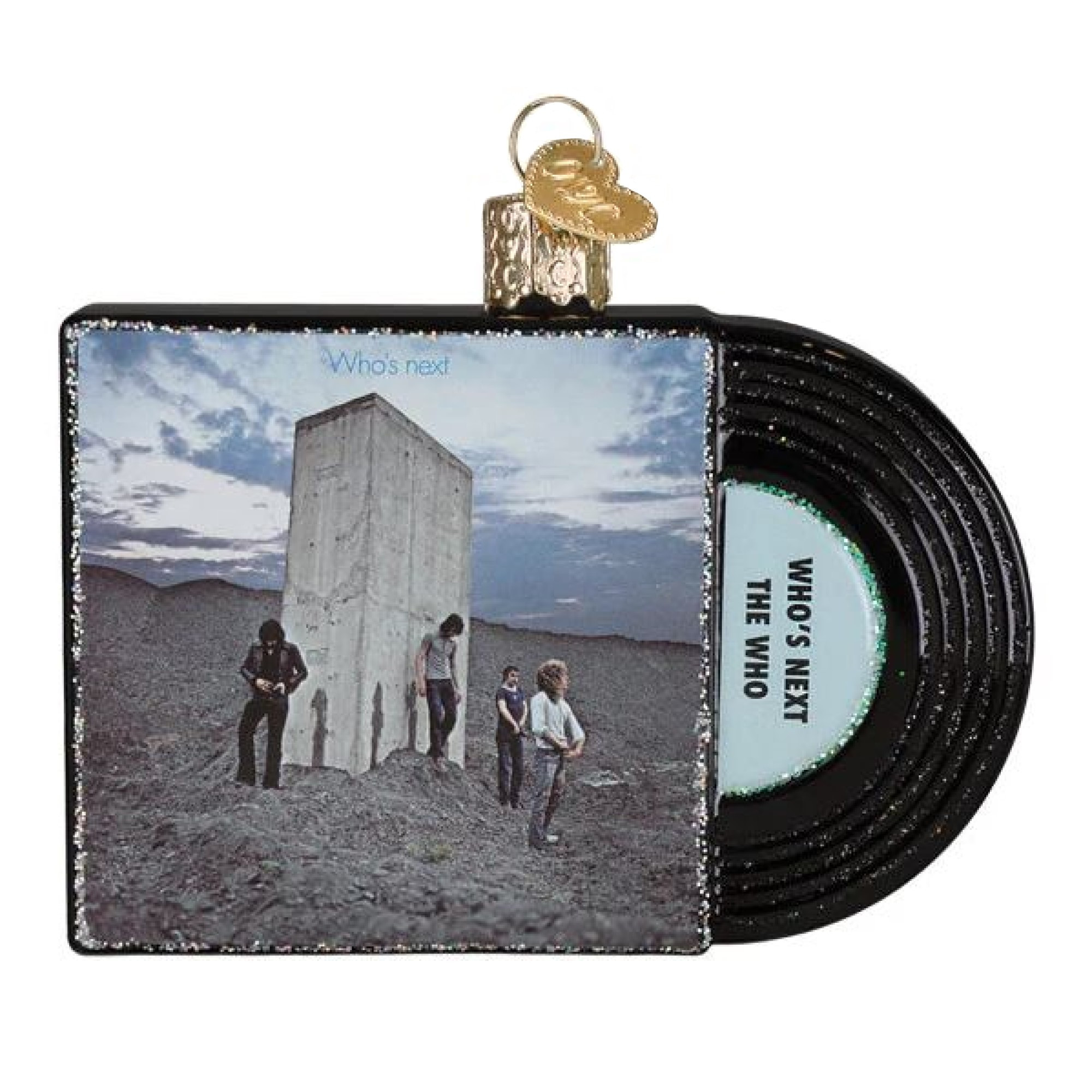 Old World Christmas Blown Glass Ornament for Christmas Tree, Who's Next Album Cover