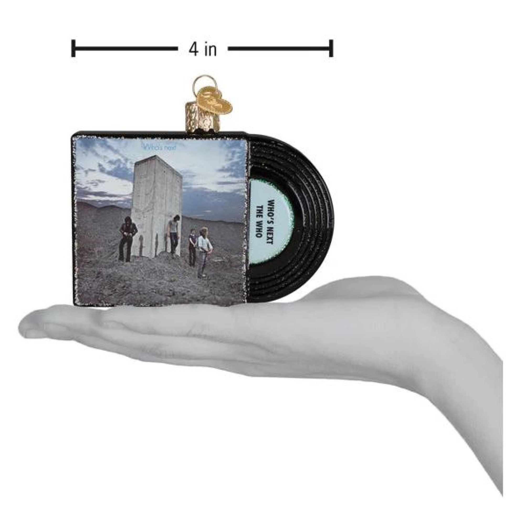 Old World Christmas Blown Glass Ornament for Christmas Tree, Who's Next Album Cover