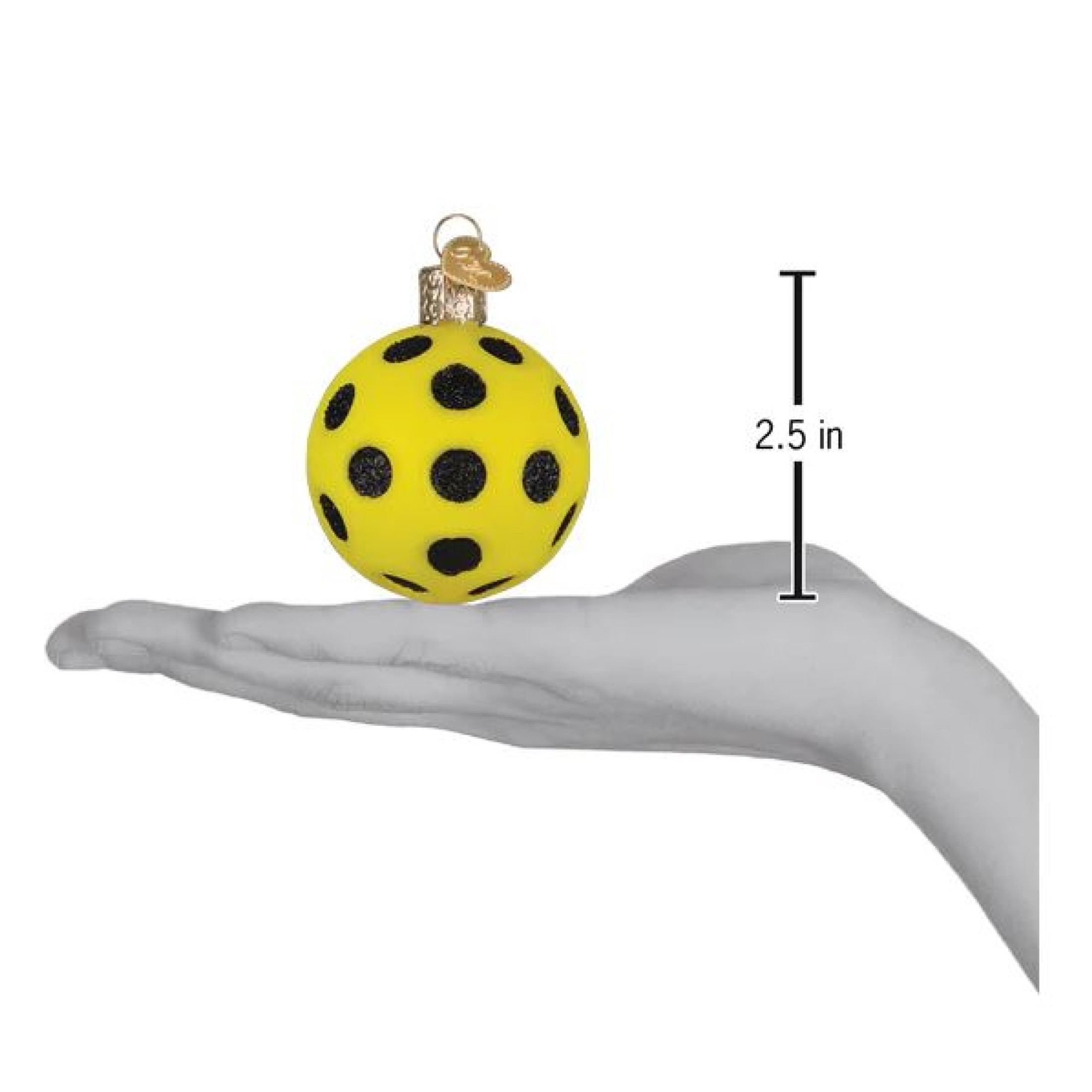 Old World Christmas Blown Glass Ornament for Christmas Tree, Pickleball
