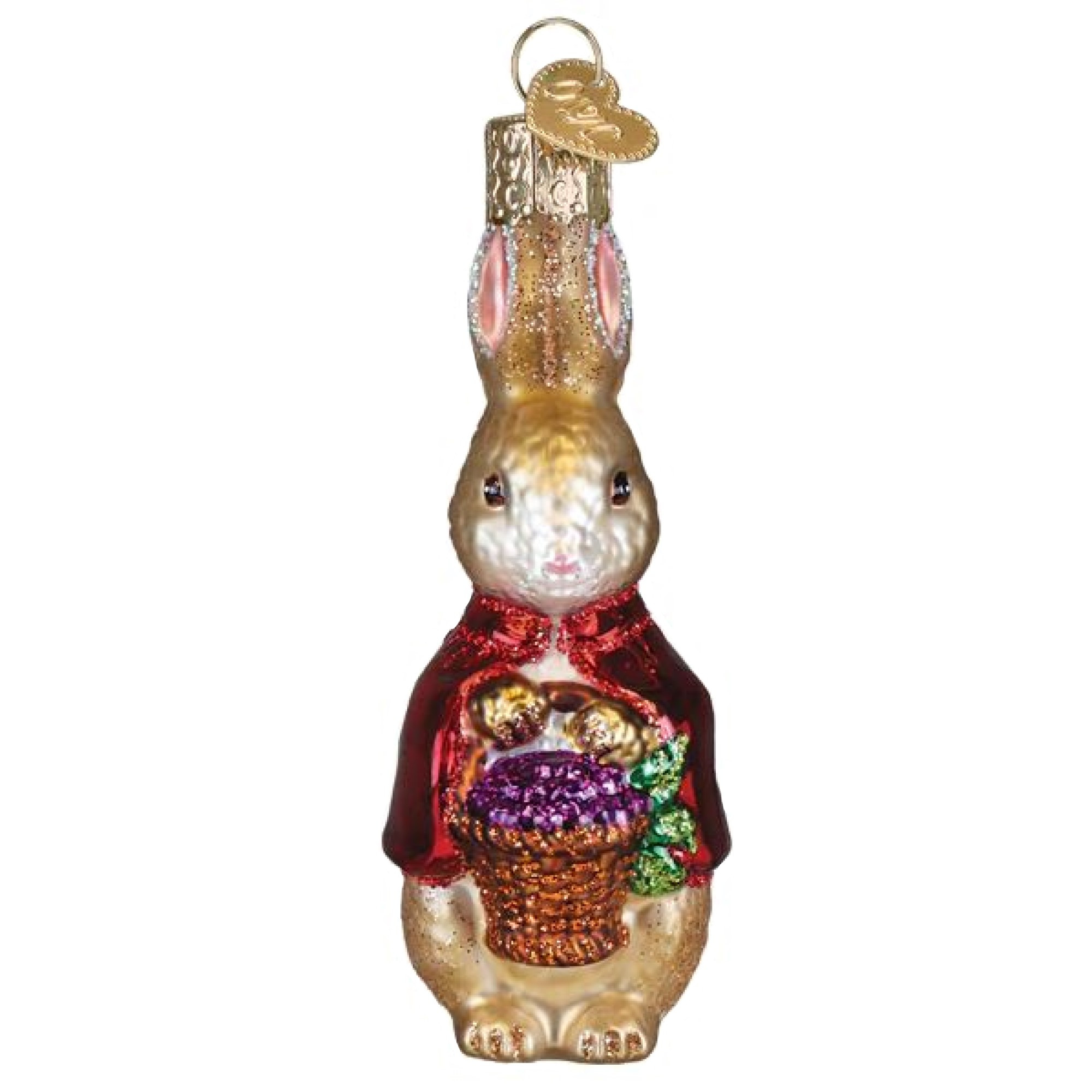 Old World Christmas Blown Glass Ornament for Christmas Tree, Flopsy