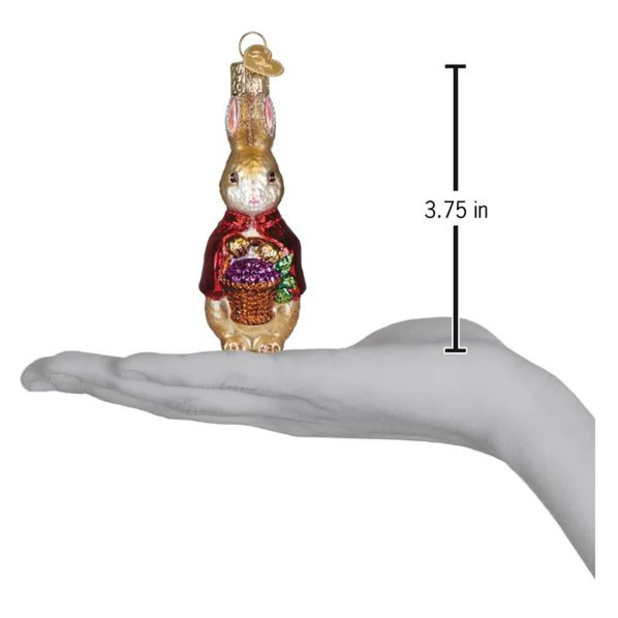 Old World Christmas Blown Glass Ornament for Christmas Tree, Flopsy