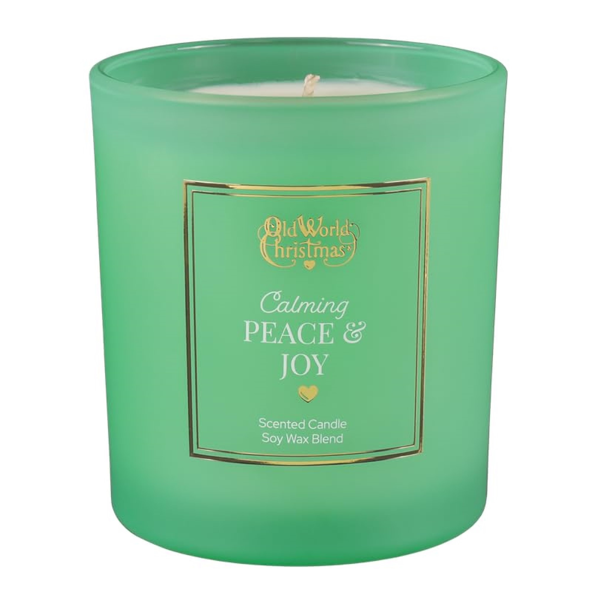 Old World Christmas Soy Wax Blend Candle, Calming Peace & Joy, 8oz