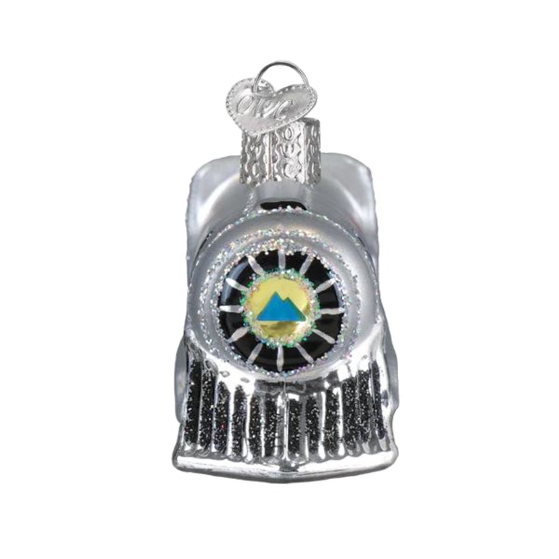 Old World Christmas Blown Glass Ornament for Christmas Tree, Coors Light Chill Train
