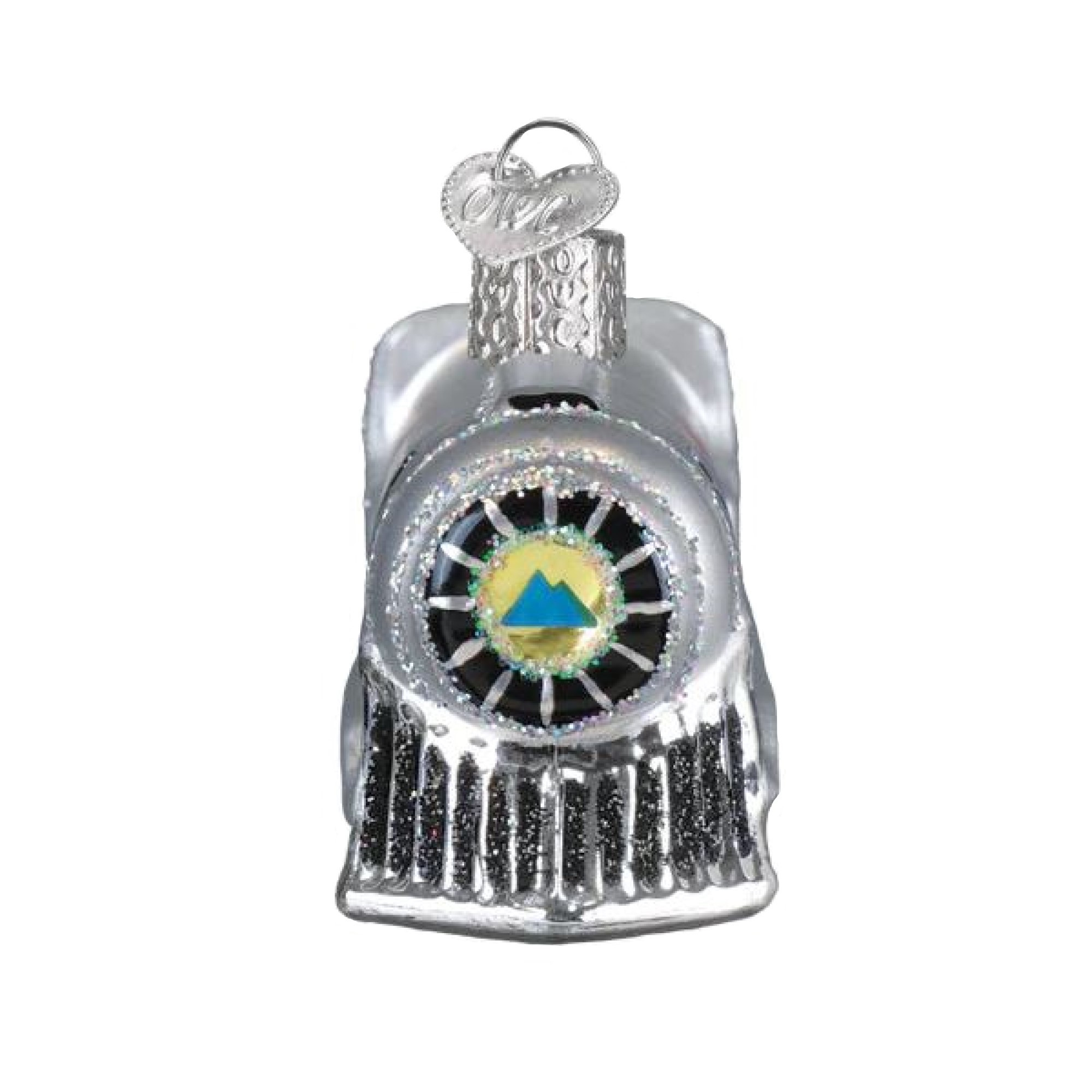 Old World Christmas Blown Glass Ornament for Christmas Tree, Coors Light Chill Train