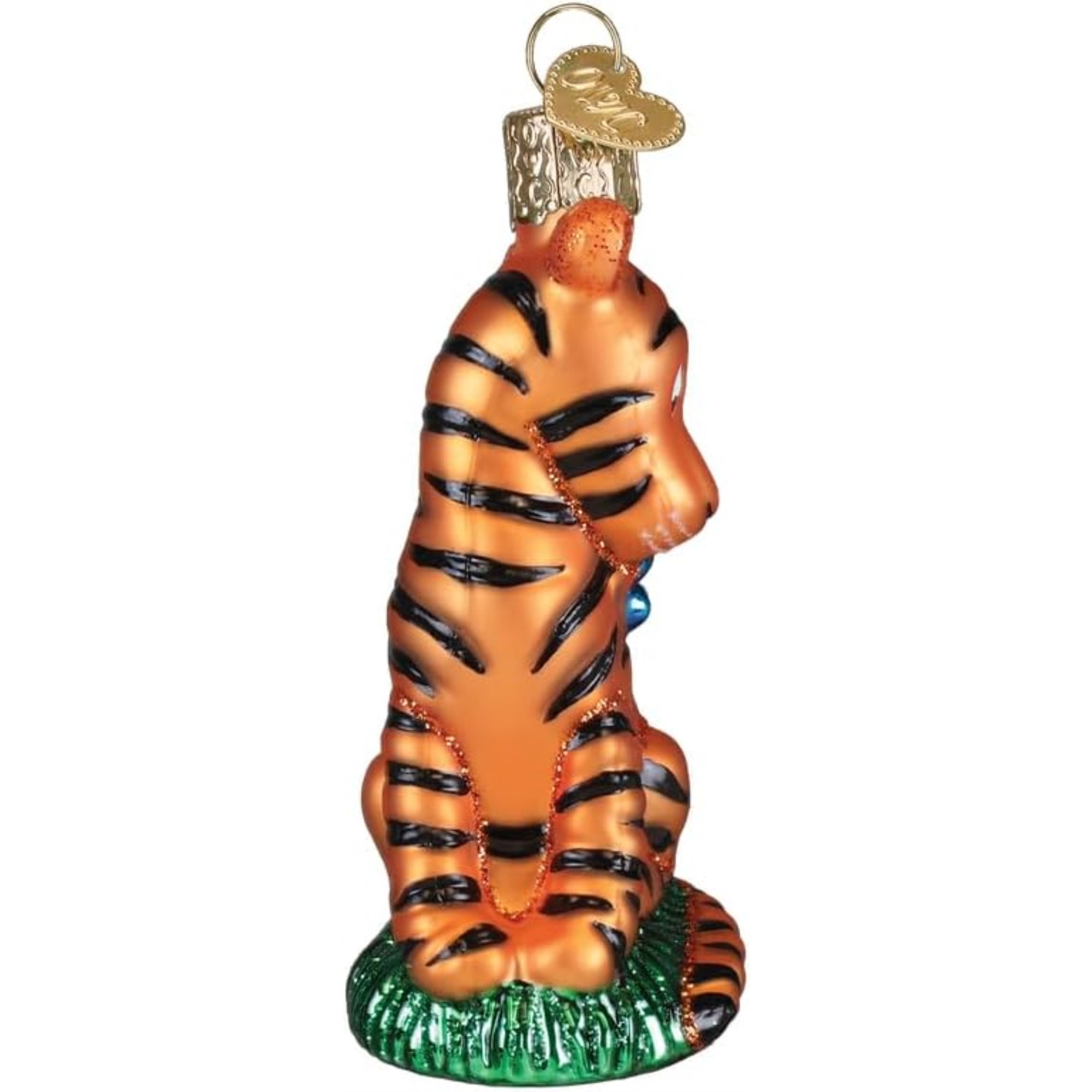 Old World Christmas Blown Glass Ornament for Christmas Tree, Tigger