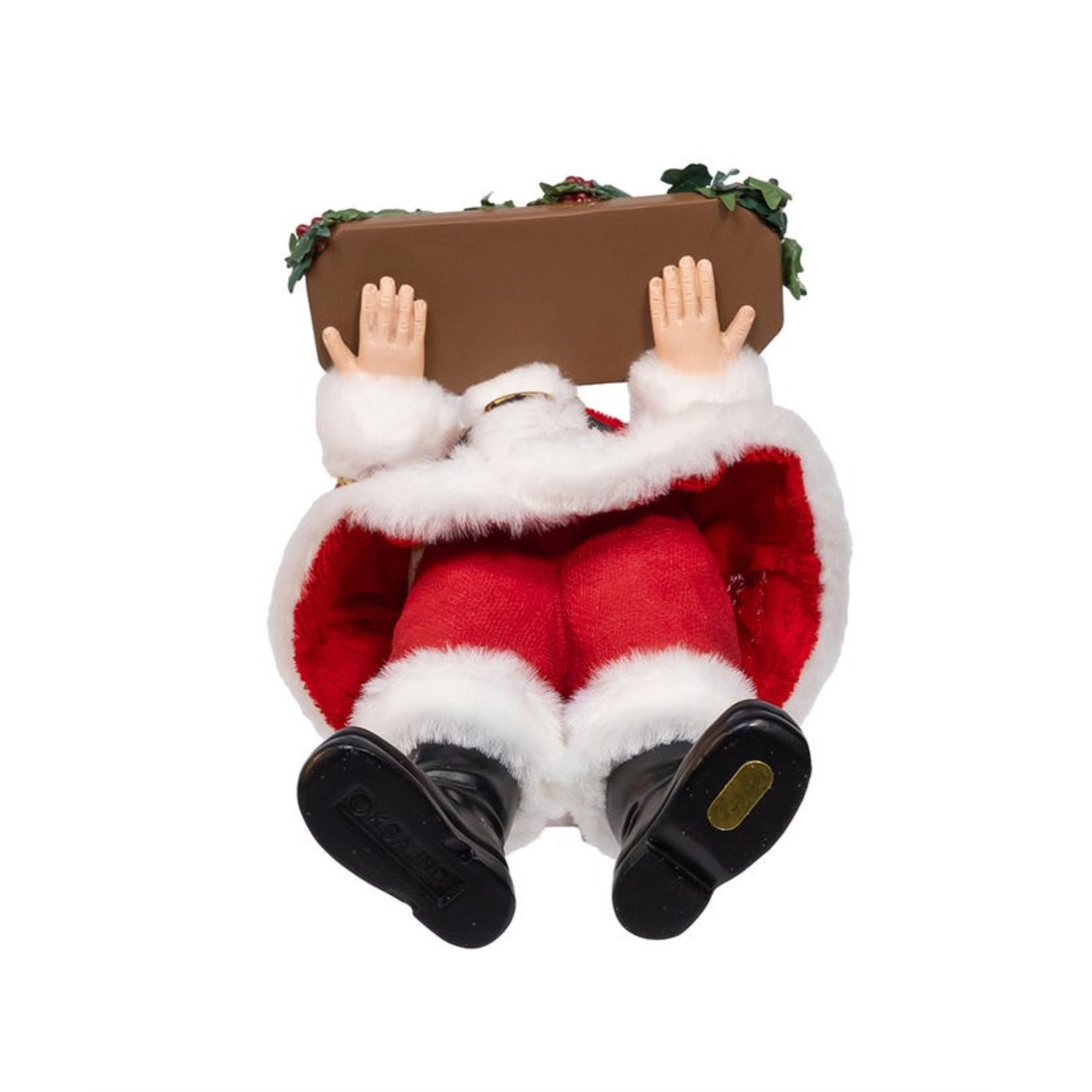 Kurt Adler Fabriche Christmas Figurine Collection, Wine Santa, 10.5in