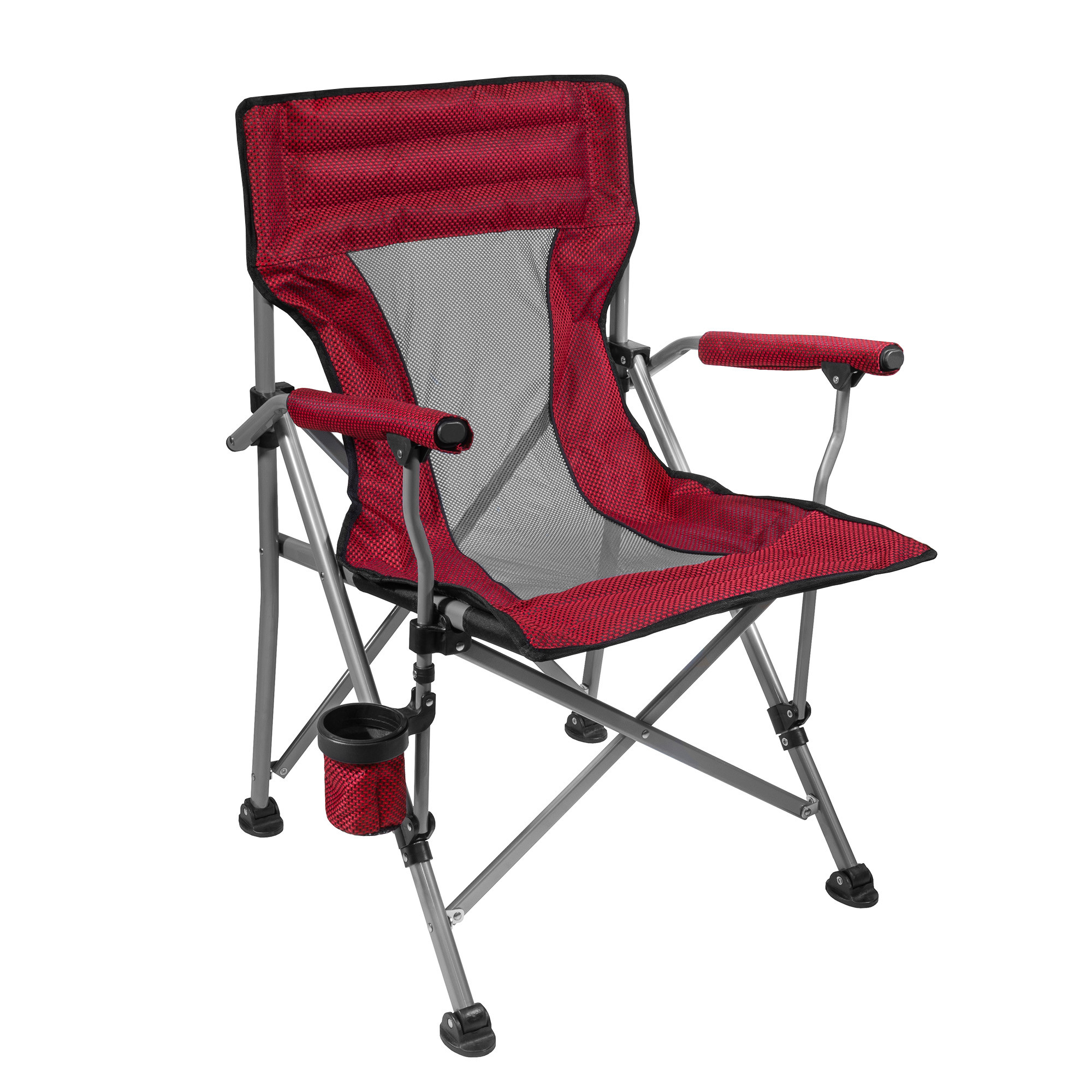 Zenithen Quad Padded Hard Arm Outdoor Sports Chair, Extra-Large