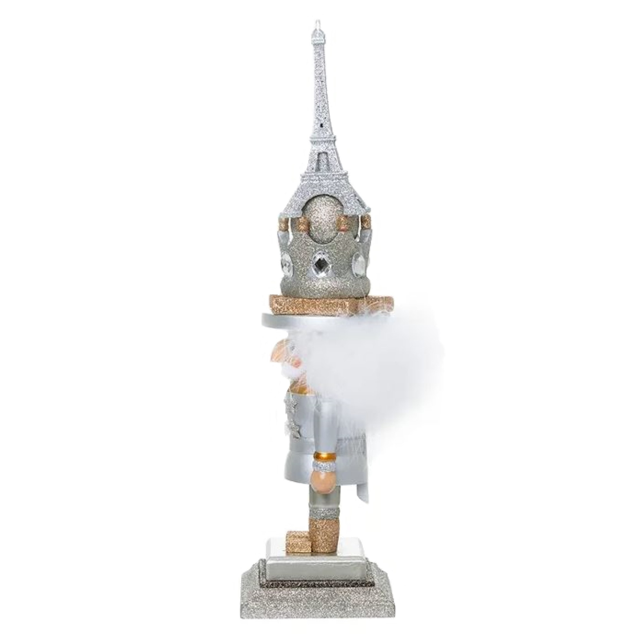 Kurt Adler Hollywood Nutcracker, Paris Hat, 15.75in Kurt Adler Hollywood Nutcracker, Paris Hat, 15.75in