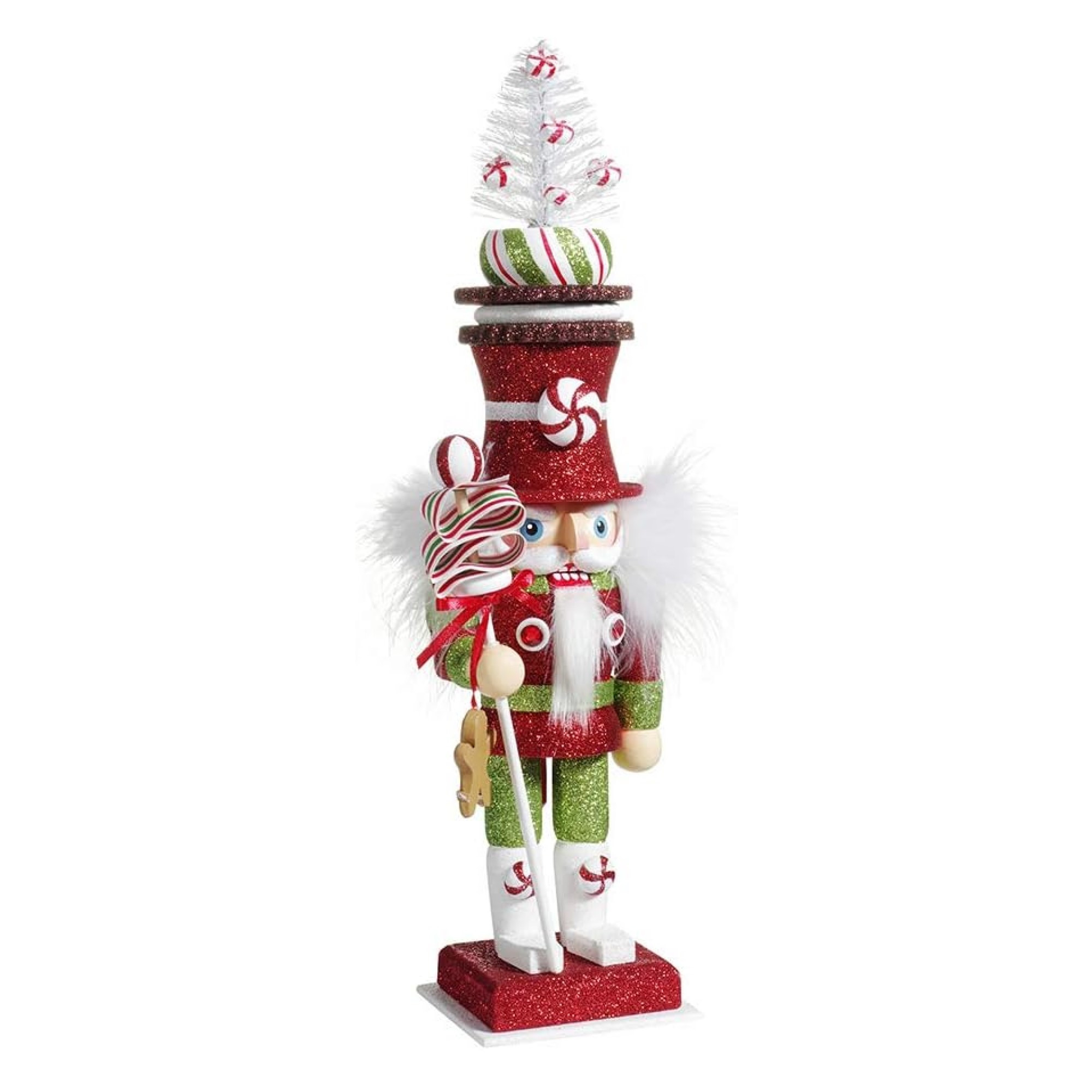 Kurt Adler Hollywood Nutcracker, Candy Soldier, 13.5in