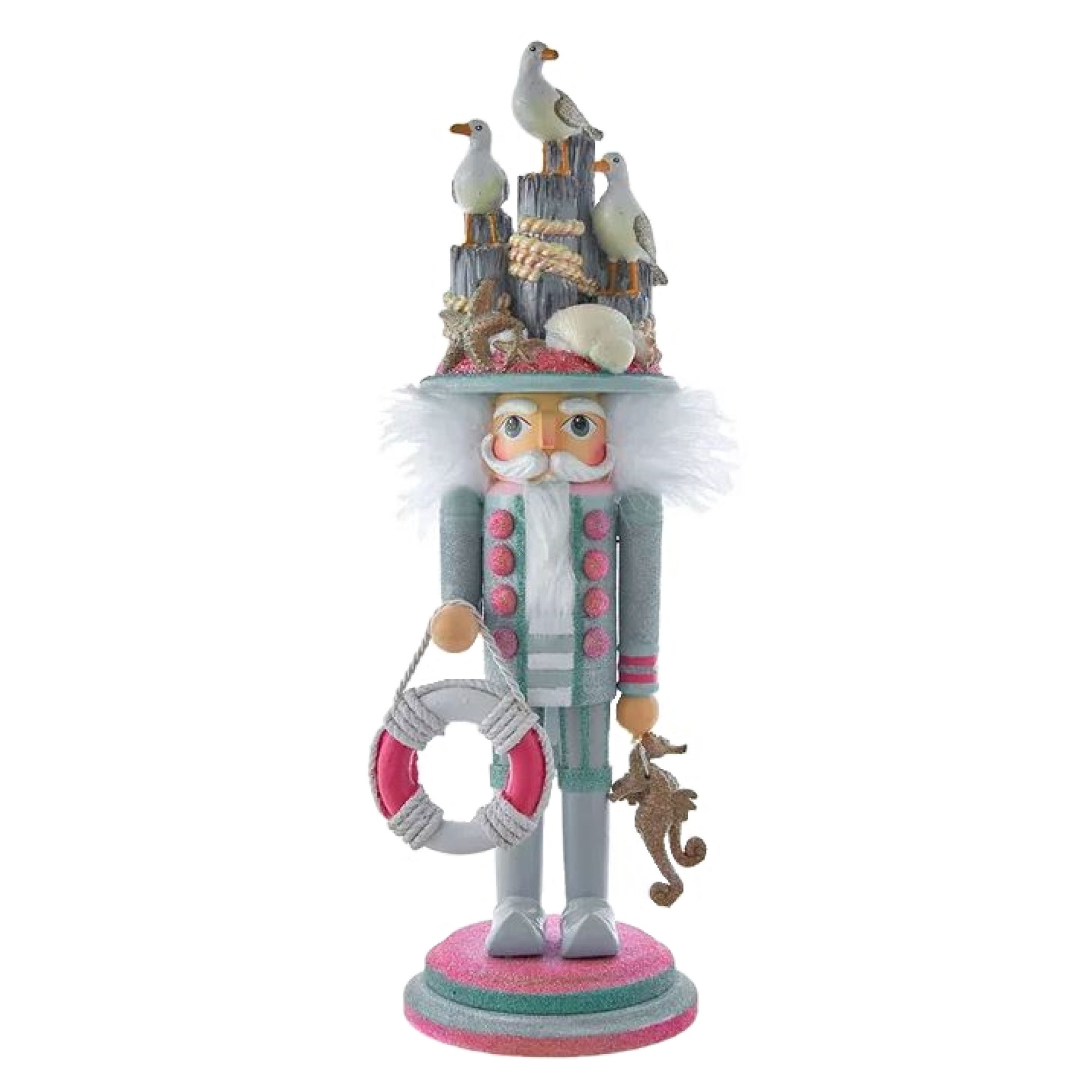 Kurt Adler Hollywood Nutcracker, Seagull Costal, 18in Kurt Adler Hollywood Nutcracker, Seagull Costal, 18in