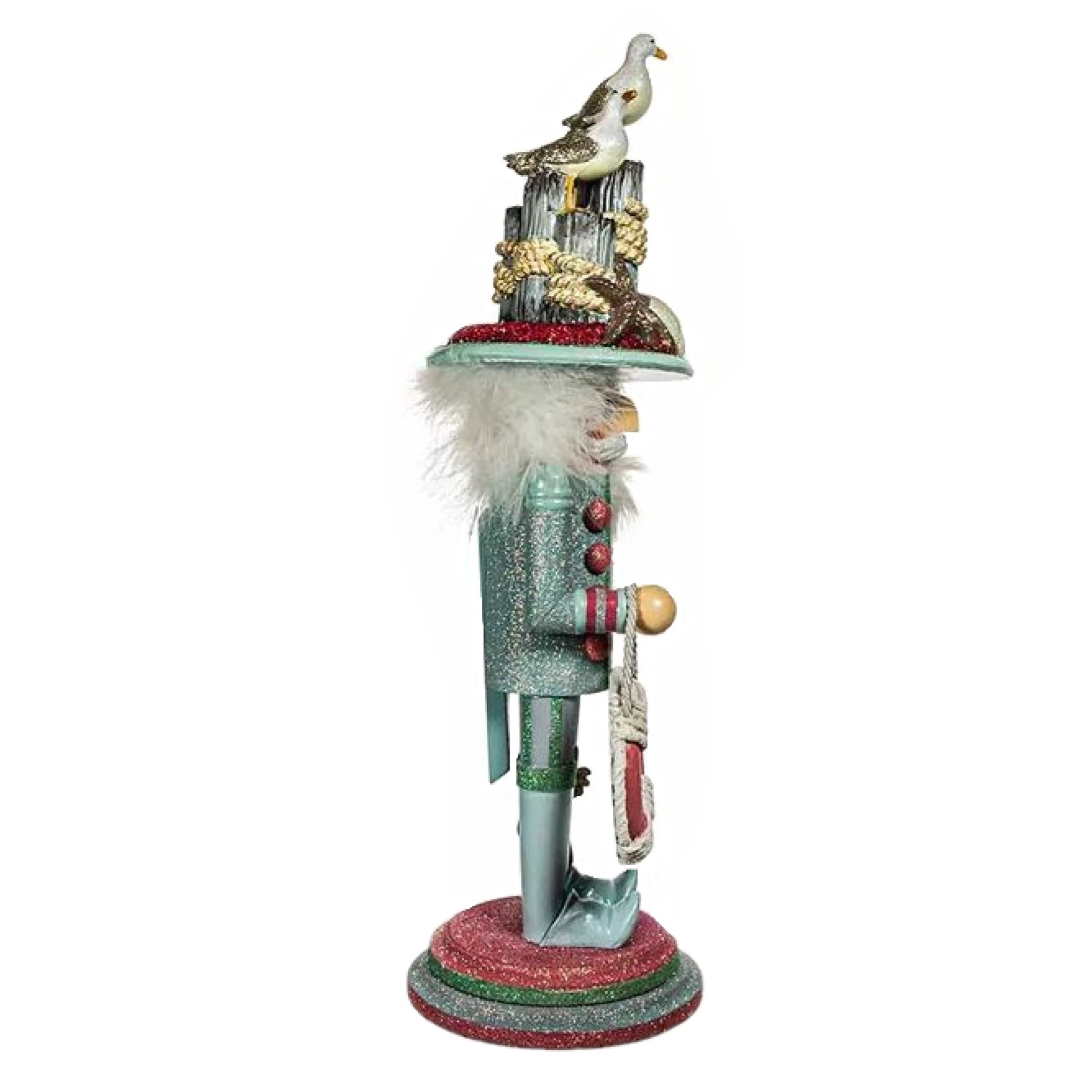 Kurt Adler Hollywood Nutcracker, Seagull Costal, 18in Kurt Adler Hollywood Nutcracker, Seagull Costal, 18in