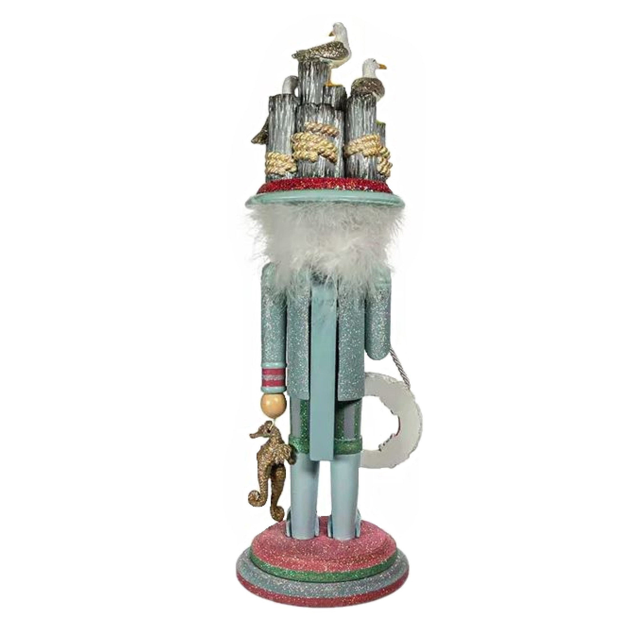 Kurt Adler Hollywood Nutcracker, Seagull Costal, 18in Kurt Adler Hollywood Nutcracker, Seagull Costal, 18in