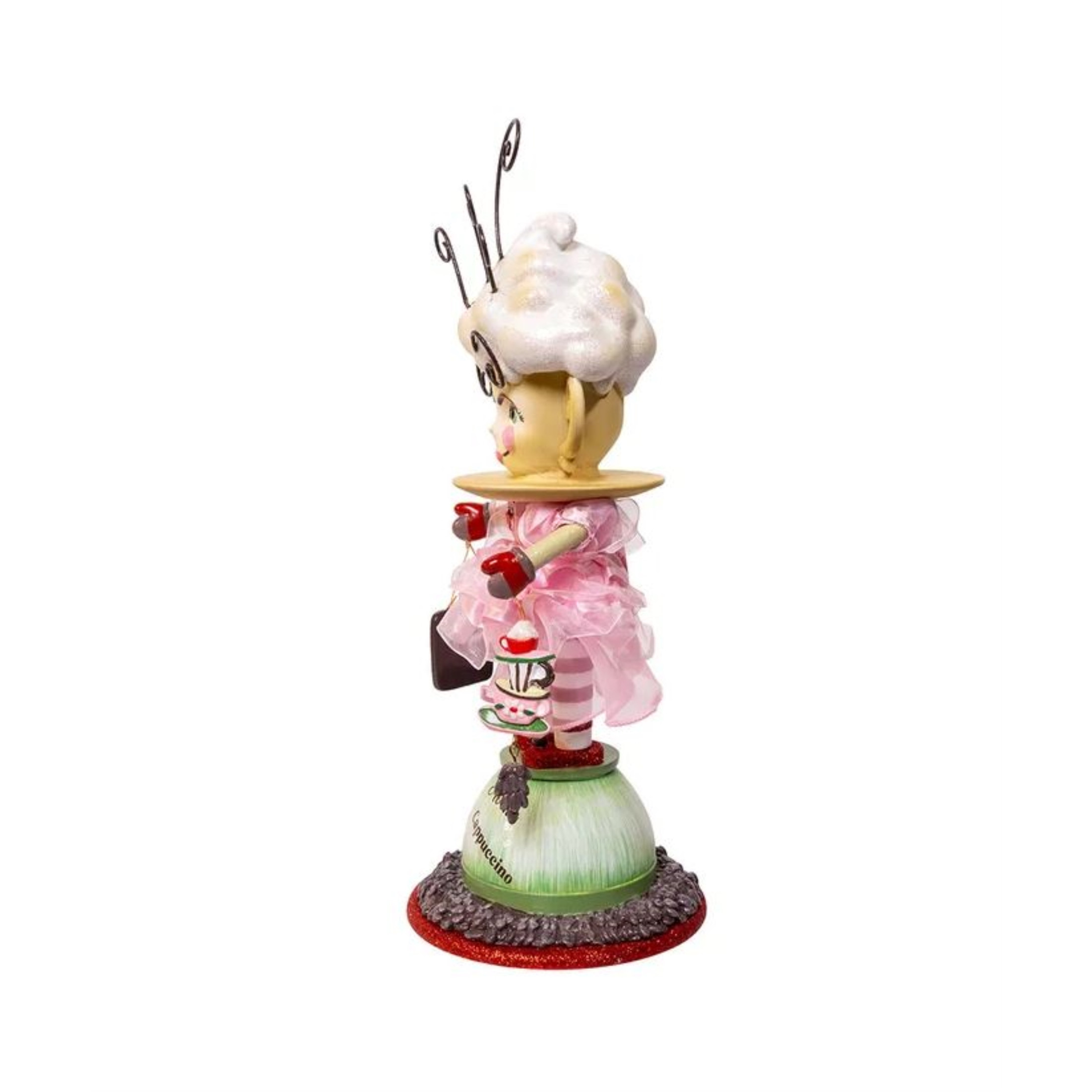 Kurt Adler Resin Hollywood Nutcracker, Coffee Girl, 12in Kurt Adler Resin Hollywood Nutcracker, Coffee Girl, 12in