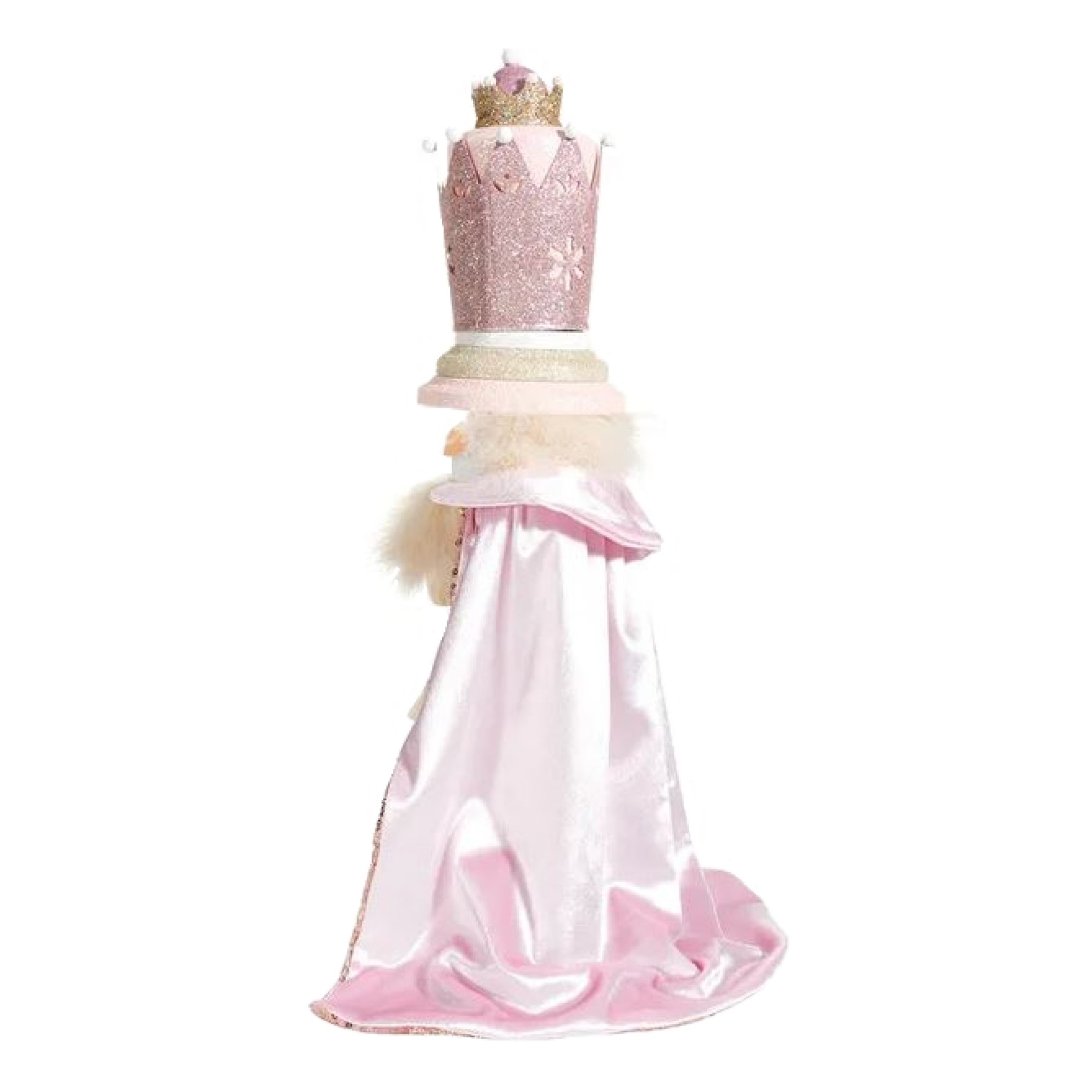 Kurt Adler Hollywood Nutcracker, Pink King, 19in
