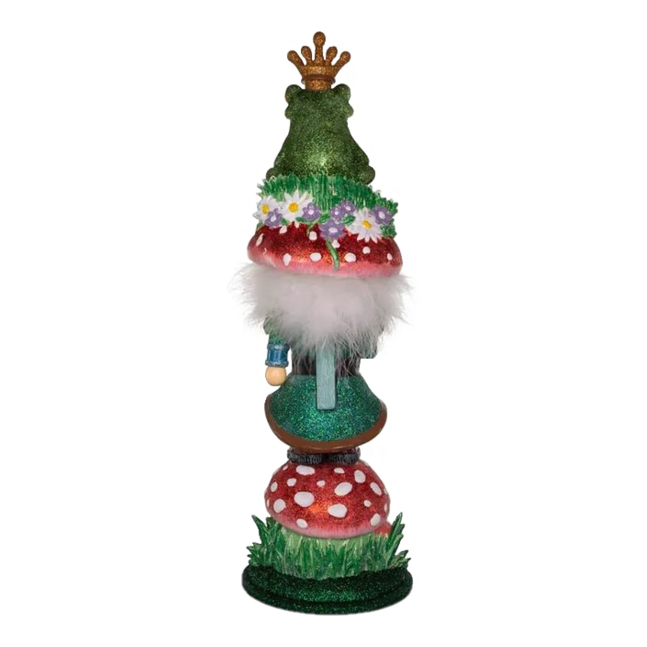 Kurt Adler Wooden Hollywood Nutcracker, Frog Prince, 16.5in Kurt Adler Wooden Hollywood Nutcracker, Frog Prince, 16.5in