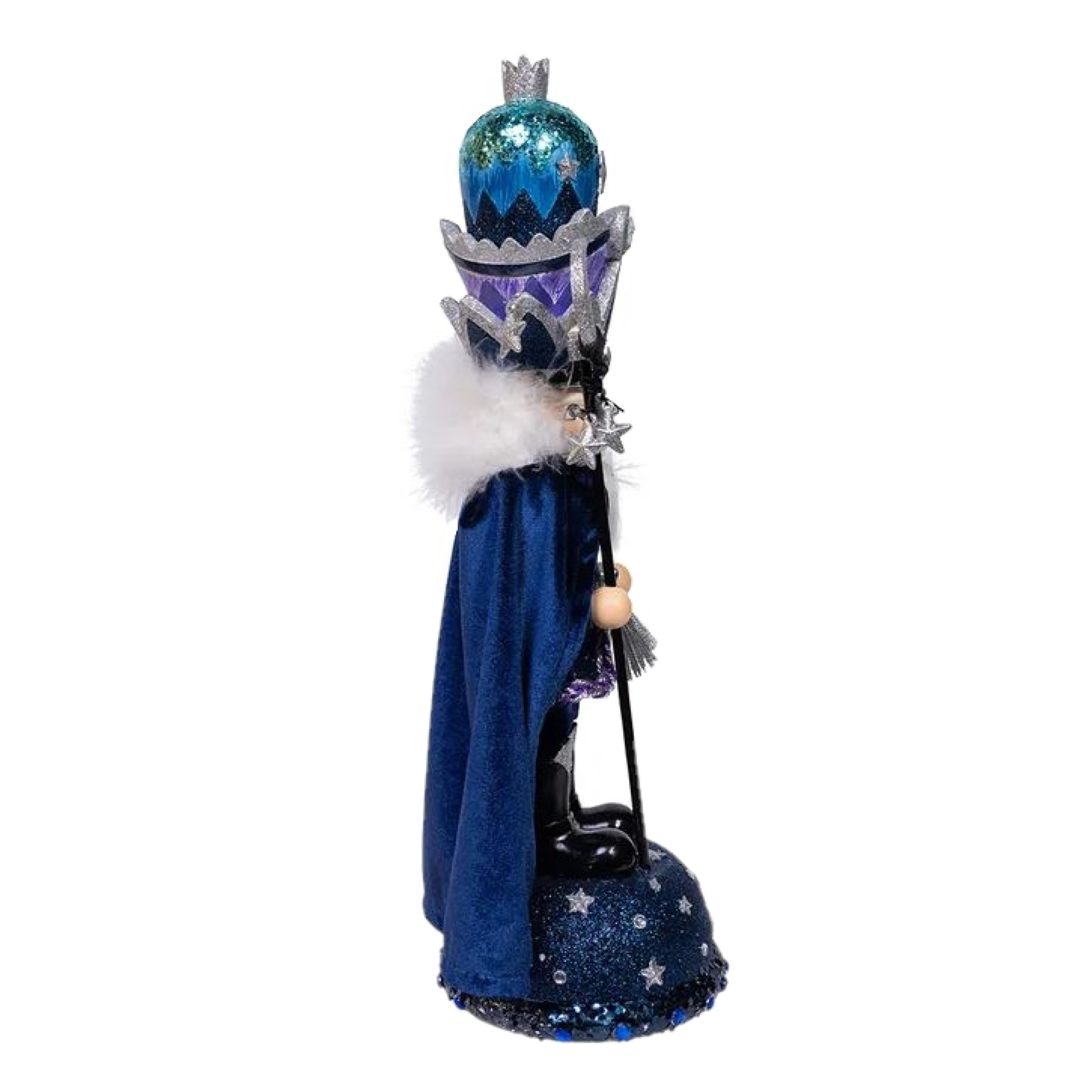 Kurt Adler Wooden Hollywood Nutcracker, Midnight Man, 18.5in Kurt Adler Wooden Hollywood Nutcracker, Midnight Man, 18.5in