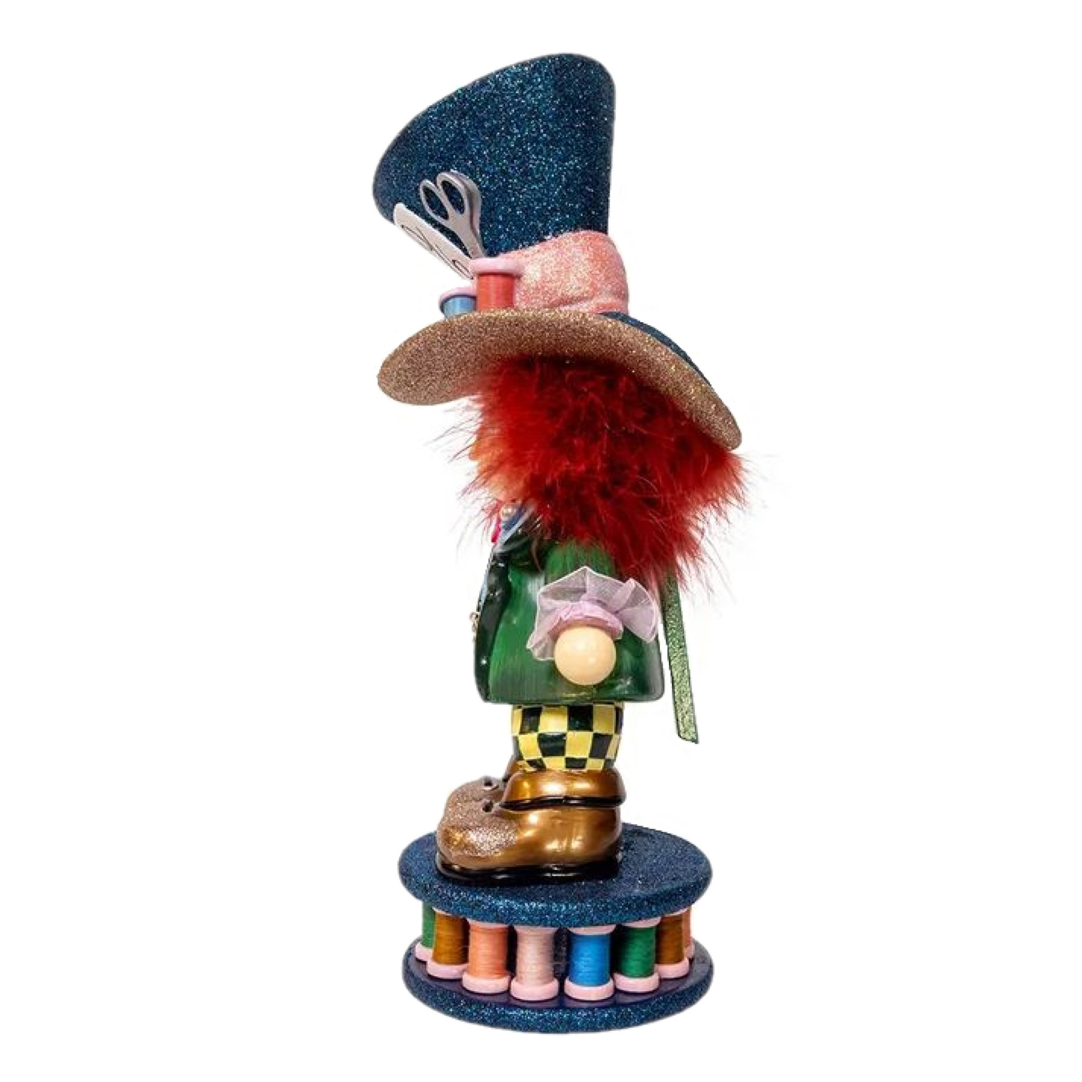 Kurt Adler Resin Hollywood Nutcracker, Mad Hatter, 13in Kurt Adler Resin Hollywood Nutcracker, Mad Hatter, 13in