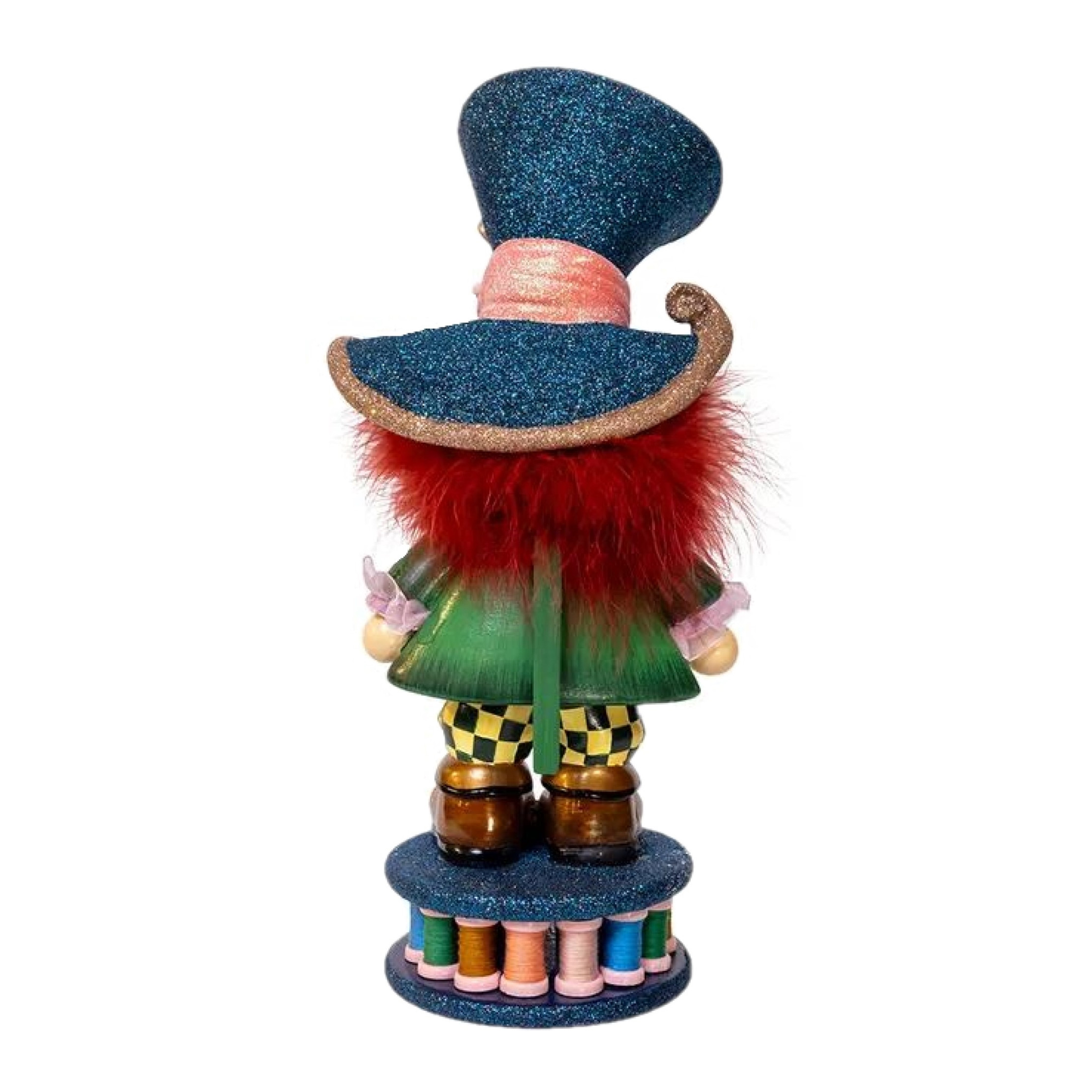 Kurt Adler Resin Hollywood Nutcracker, Mad Hatter, 13in Kurt Adler Resin Hollywood Nutcracker, Mad Hatter, 13in