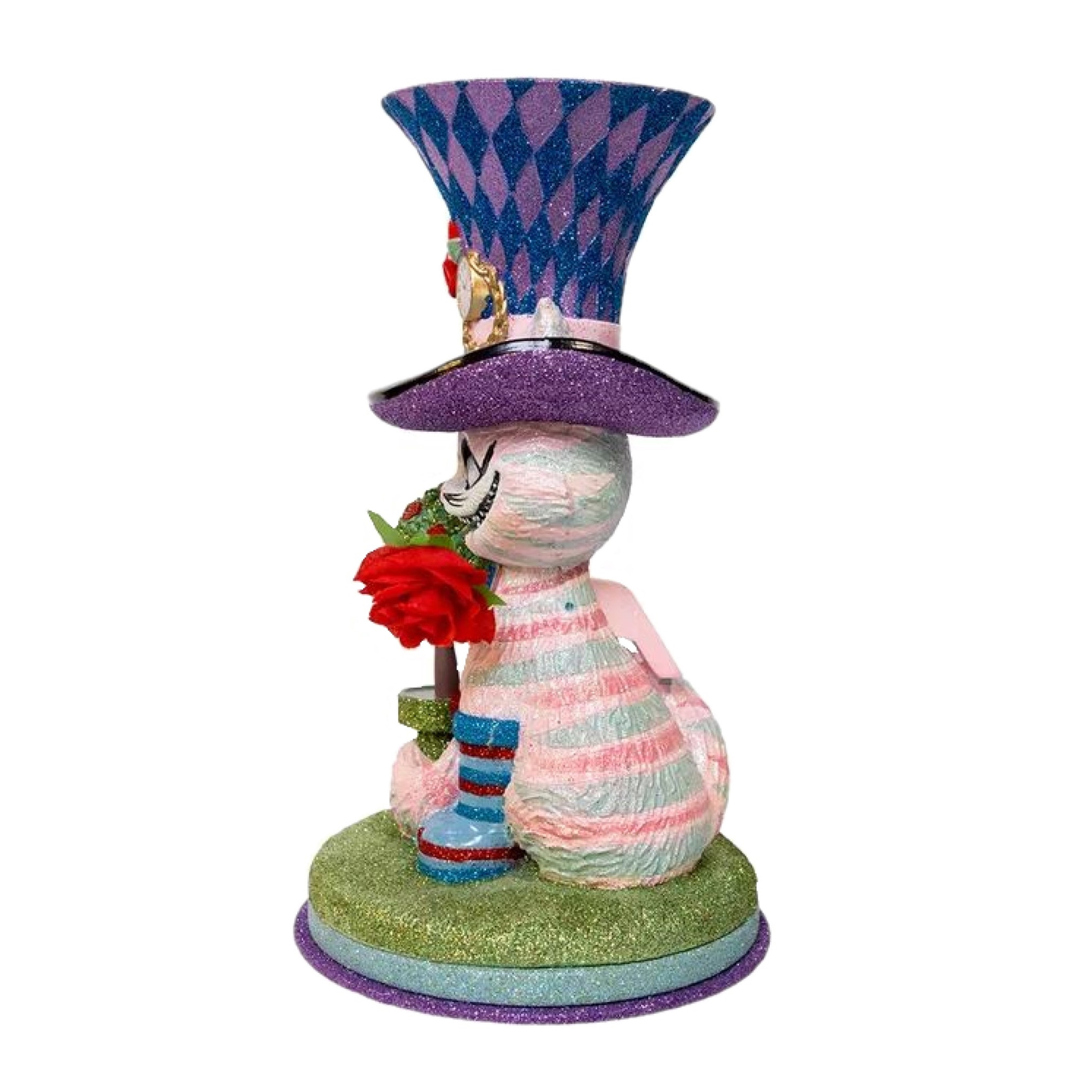 Kurt Adler Resin Hollywood Nutcracker, Cheshire Cat, 10in Kurt Adler Resin Hollywood Nutcracker, Cheshire Cat, 10in