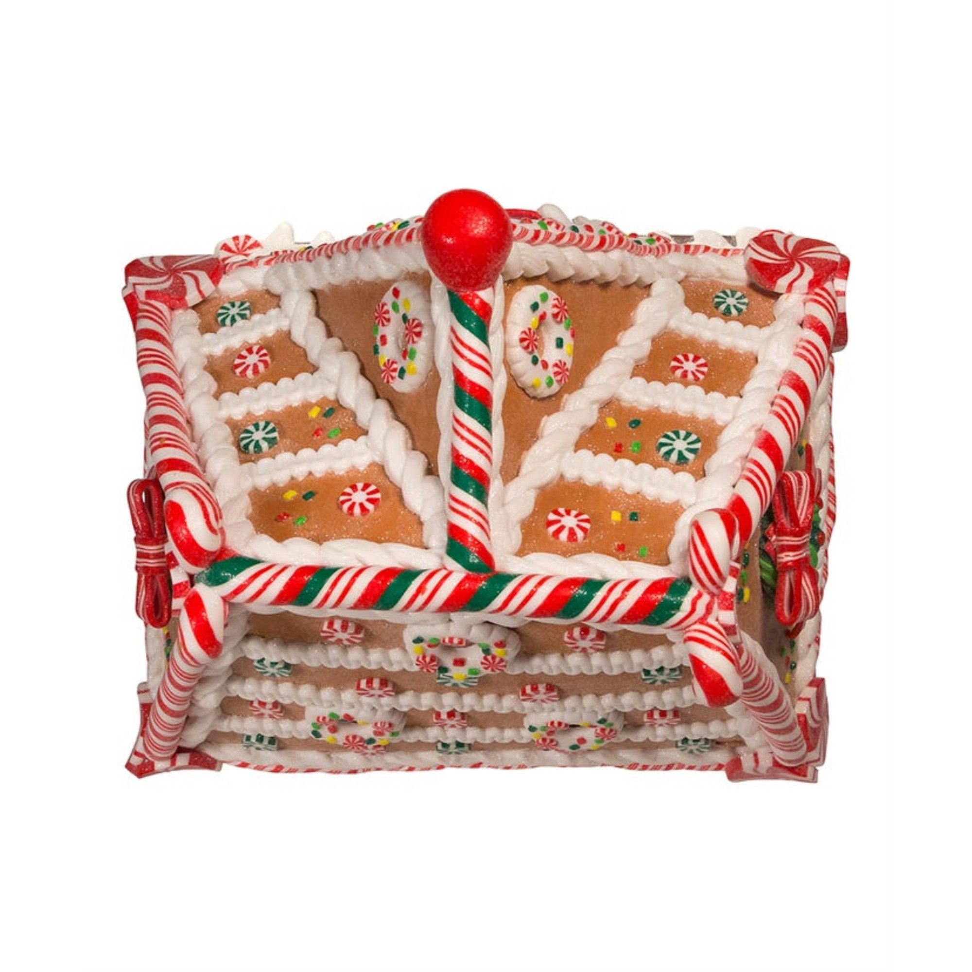 Kurt Adler Light Up Christmas Figurine Collection, Gingerbread House, 13in