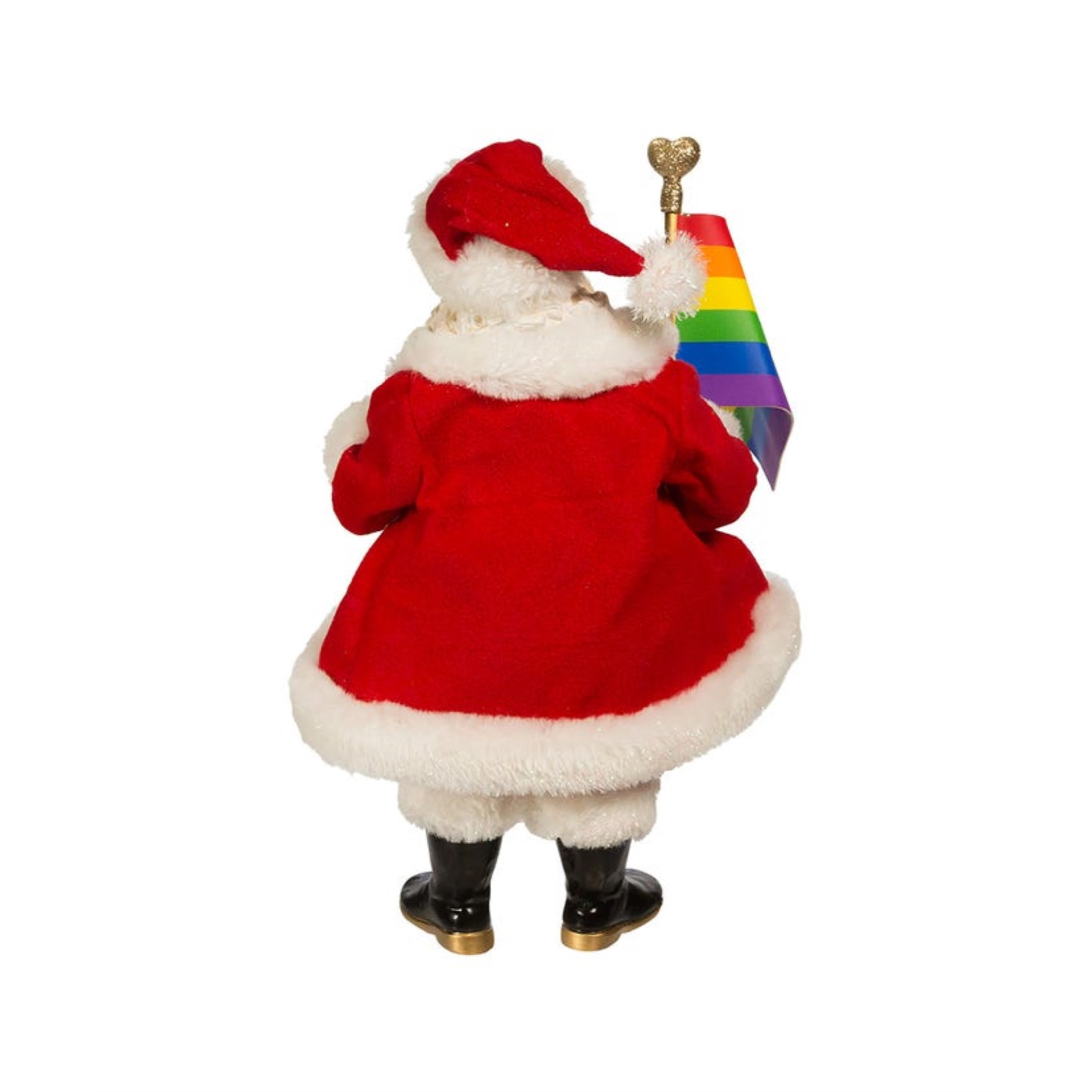 Kurt Adler Fabriché Pride Santa Christmas Figurine, 10" Kurt Adler Fabriché Pride Santa Christmas Figurine, 10"